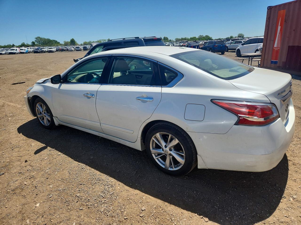 2015 Nissan Altima 2.5 Sl White vin: 1N4AL3AP1FC248795