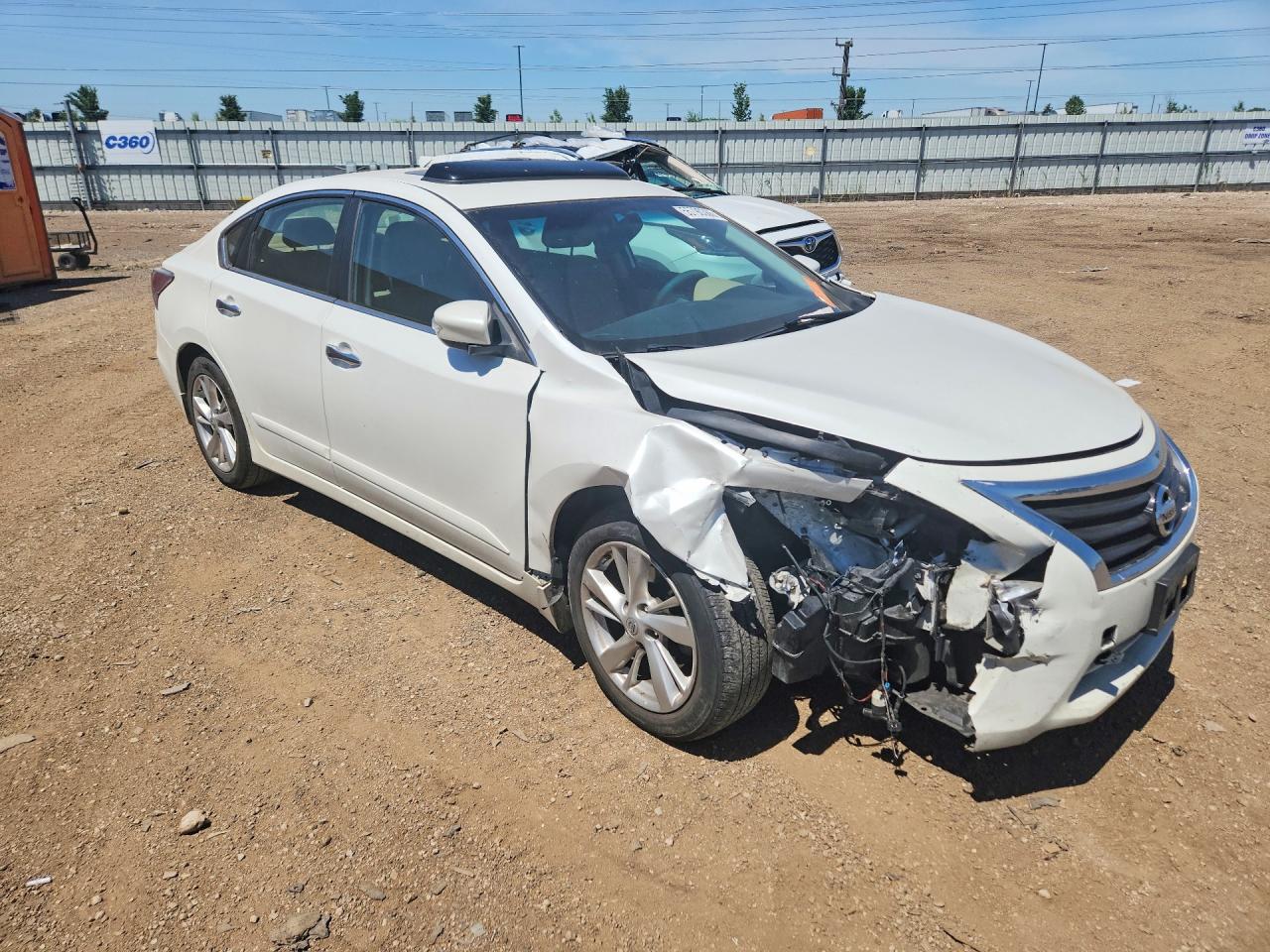 2015 Nissan Altima 2.5 Sl White vin: 1N4AL3AP1FC248795