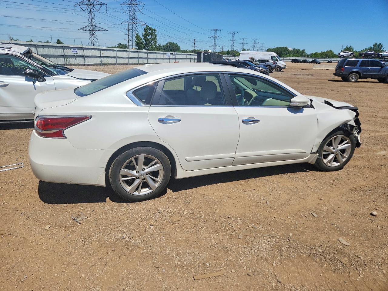 2015 Nissan Altima 2.5 Sl White vin: 1N4AL3AP1FC248795