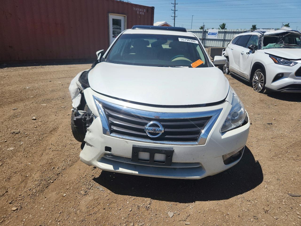 2015 Nissan Altima 2.5 Sl White vin: 1N4AL3AP1FC248795