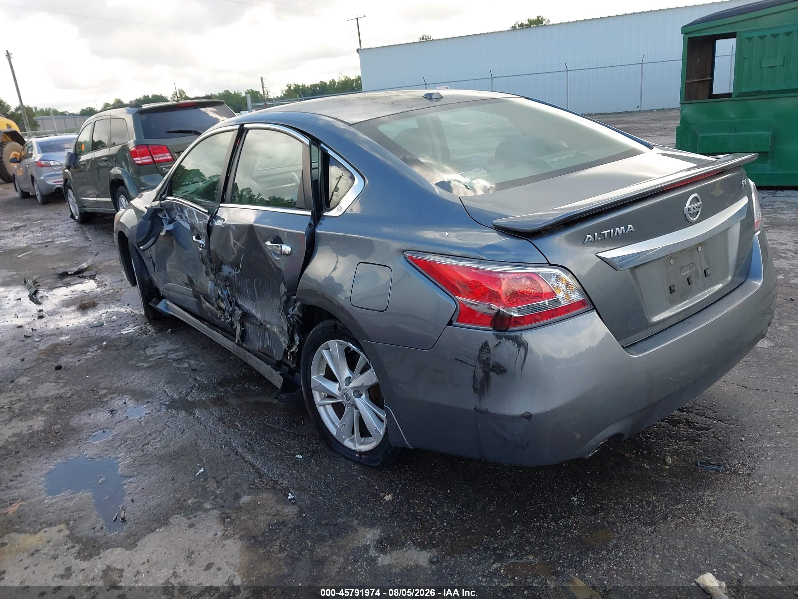2015 Nissan Altima 2.5 Sv Серый vin: 1N4AL3AP1FC253978