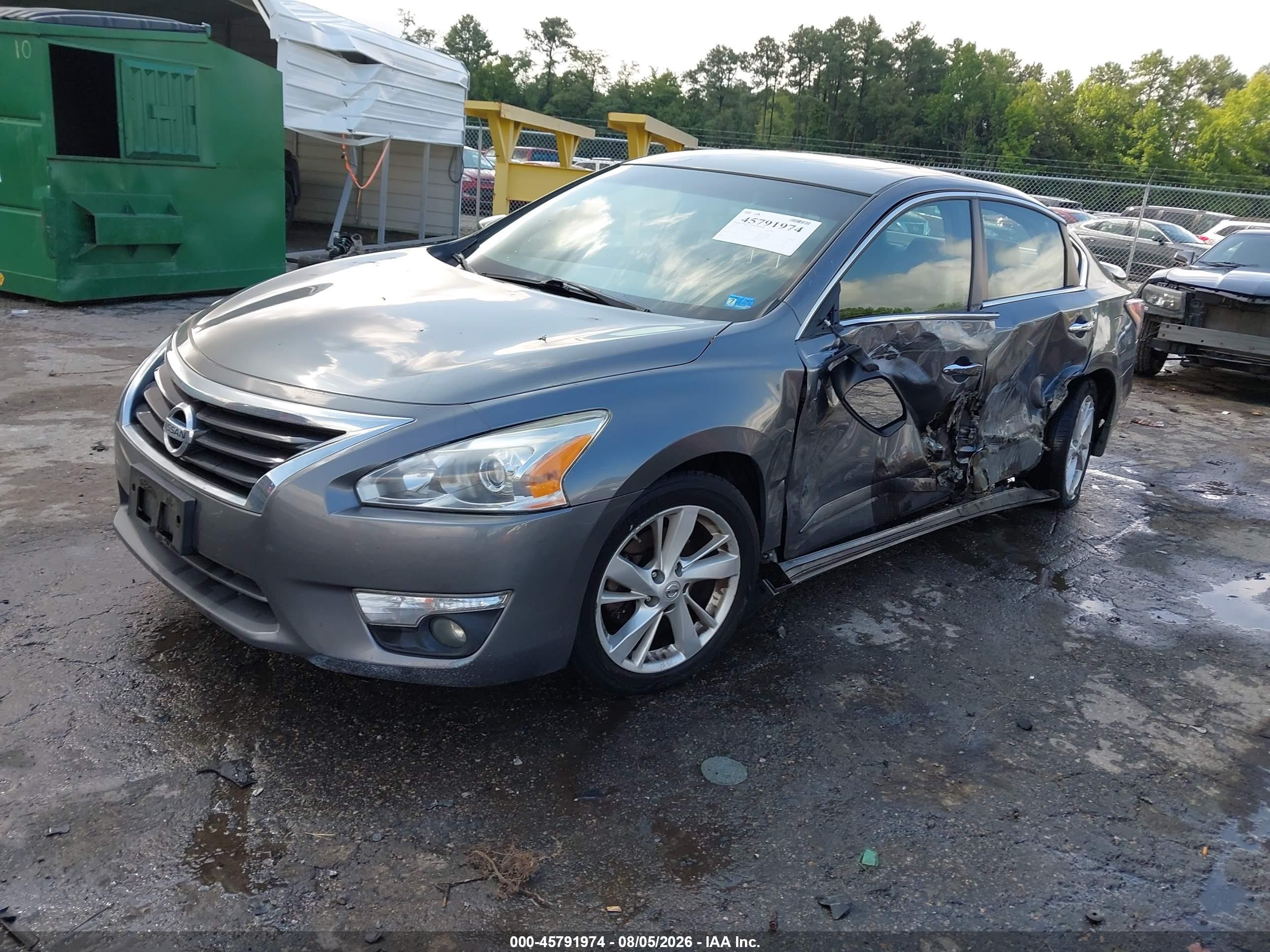 2015 Nissan Altima 2.5 Sv Серый vin: 1N4AL3AP1FC253978