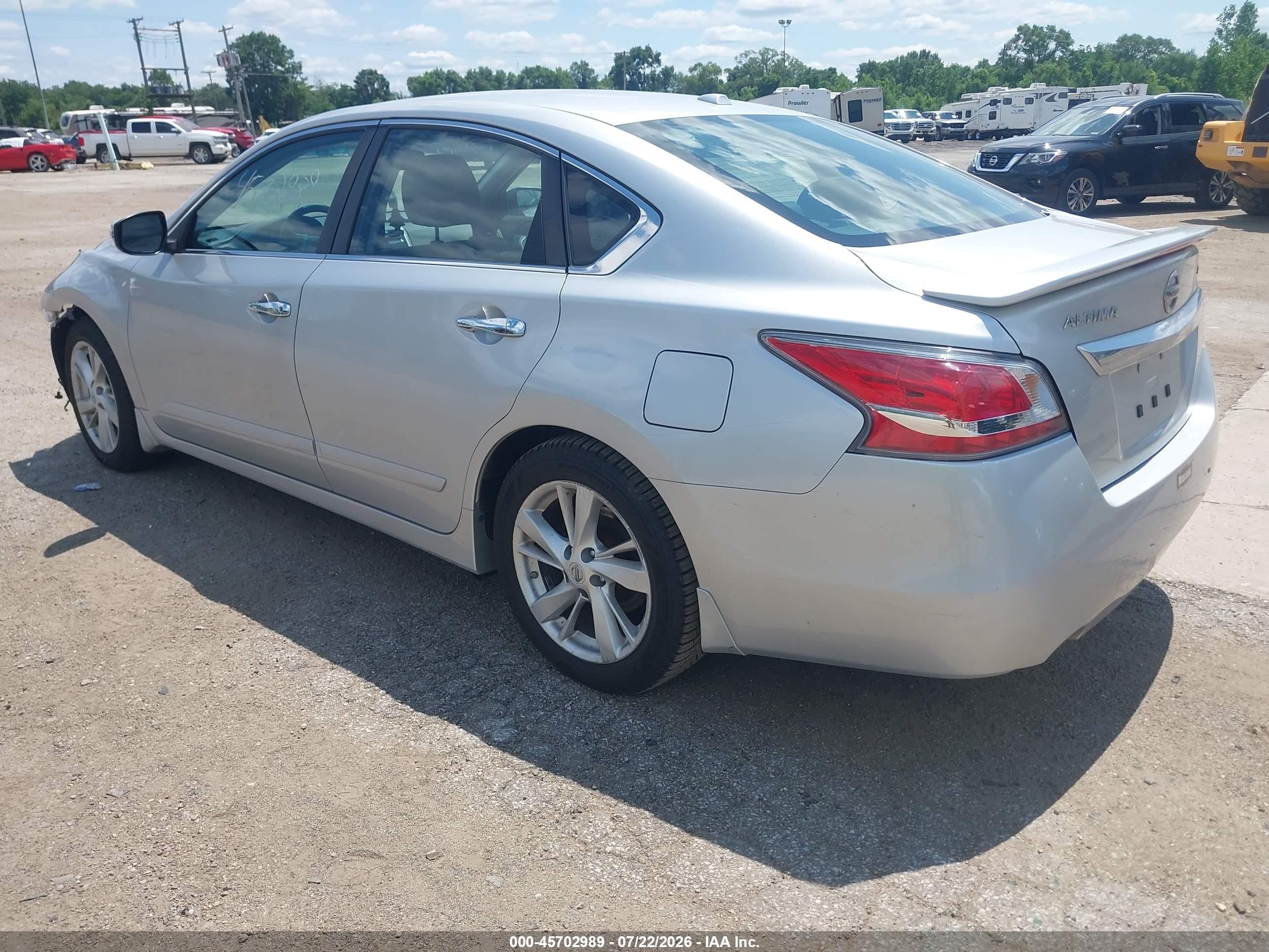 2015 Nissan Altima 2.5 Sl Серебряный vin: 1N4AL3AP1FC258906