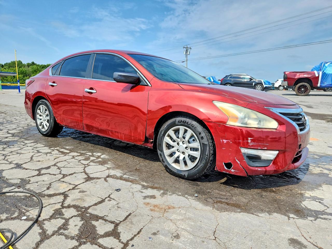 2015 Nissan Altima 2.5 S Red vin: 1N4AL3AP1FC280064