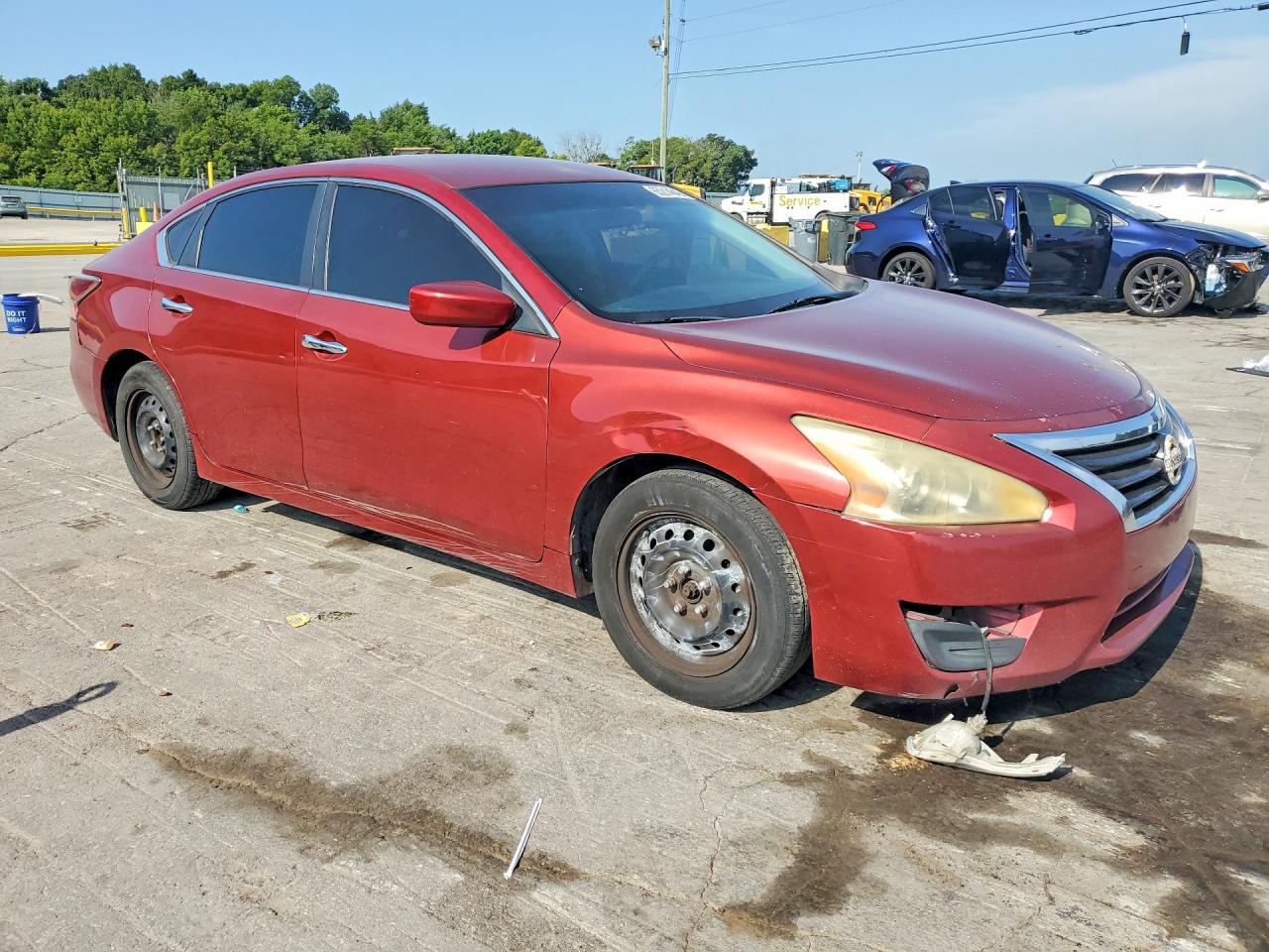 2015 Nissan Altima 2.5 S Red vin: 1N4AL3AP1FC284647