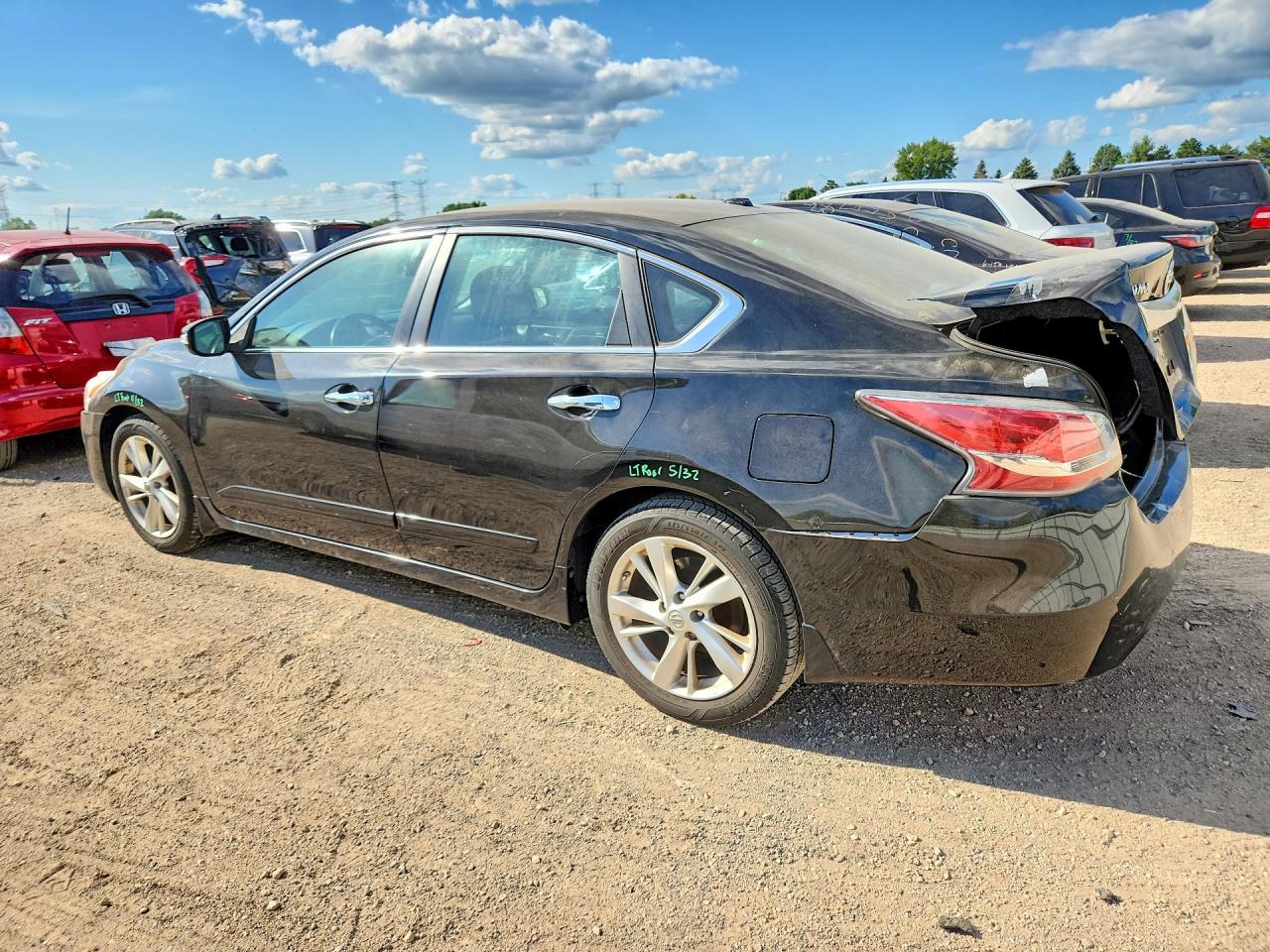 2015 Nissan Altima 2.5 Sl Black vin: 1N4AL3AP1FC421893