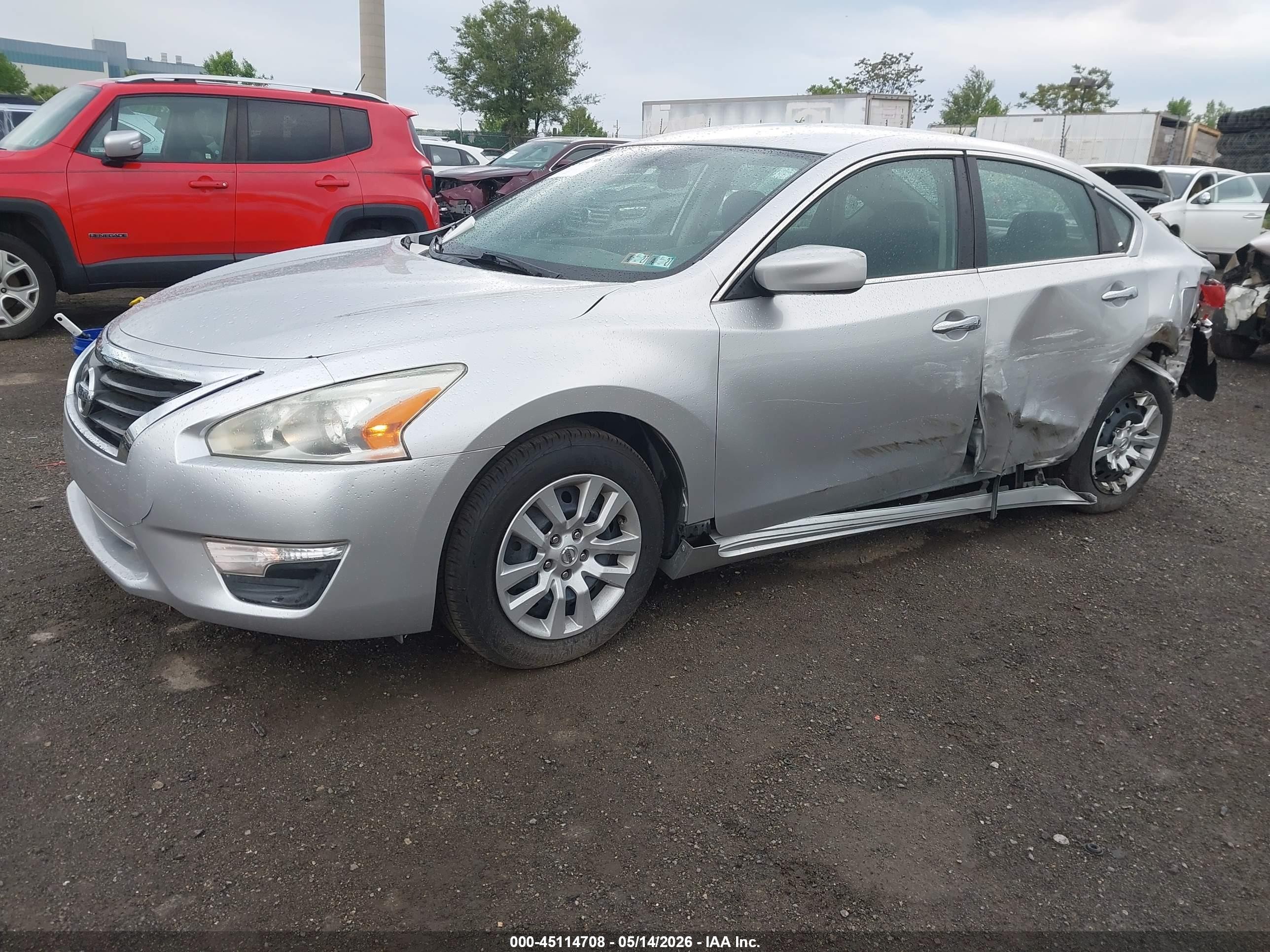 2015 Nissan Altima 2.5/2.5 S/2.5 Sl/2.5 Sv Silver vin: 1N4AL3AP1FC428469