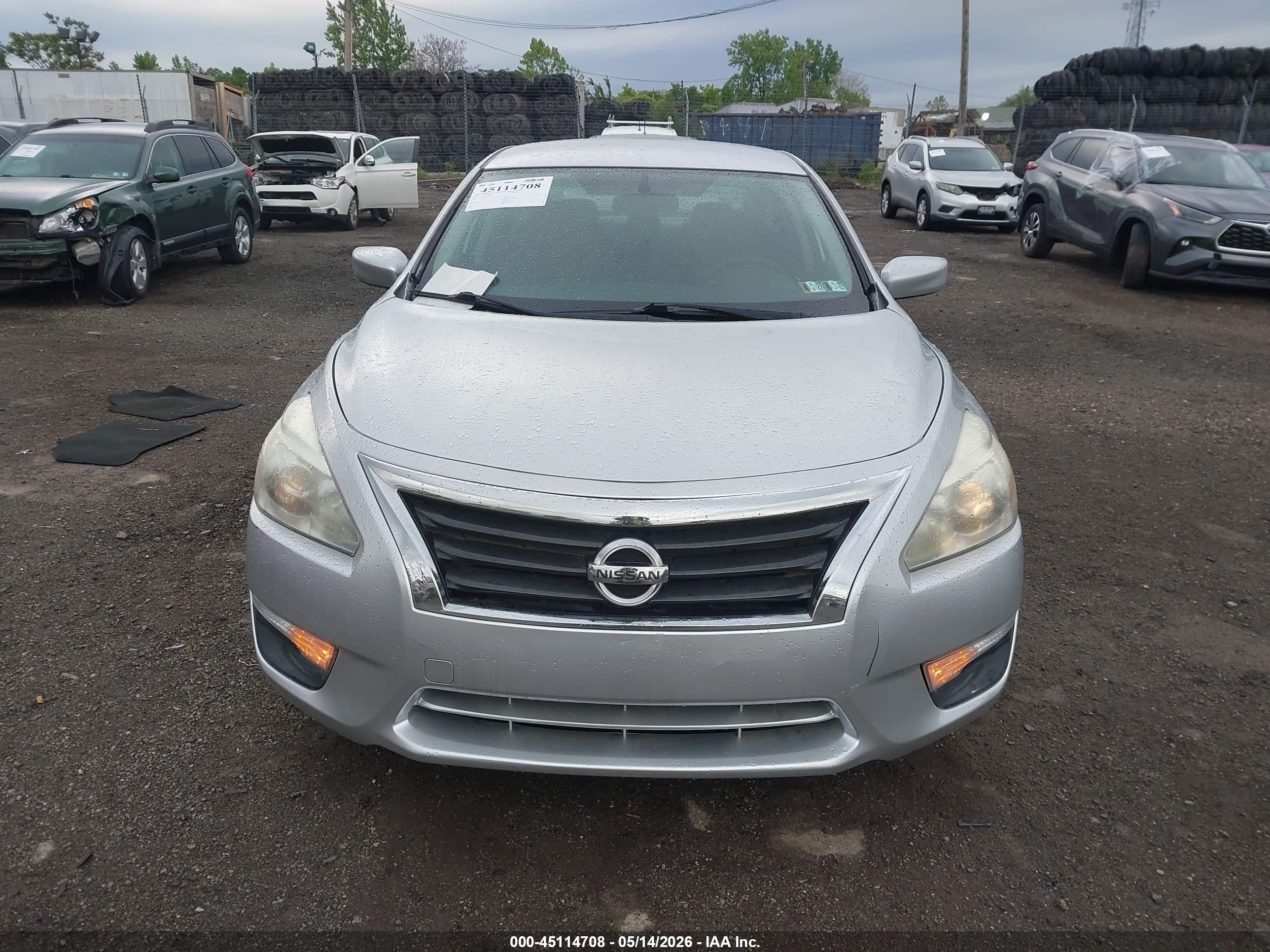 2015 Nissan Altima 2.5/2.5 S/2.5 Sl/2.5 Sv Silver vin: 1N4AL3AP1FC428469