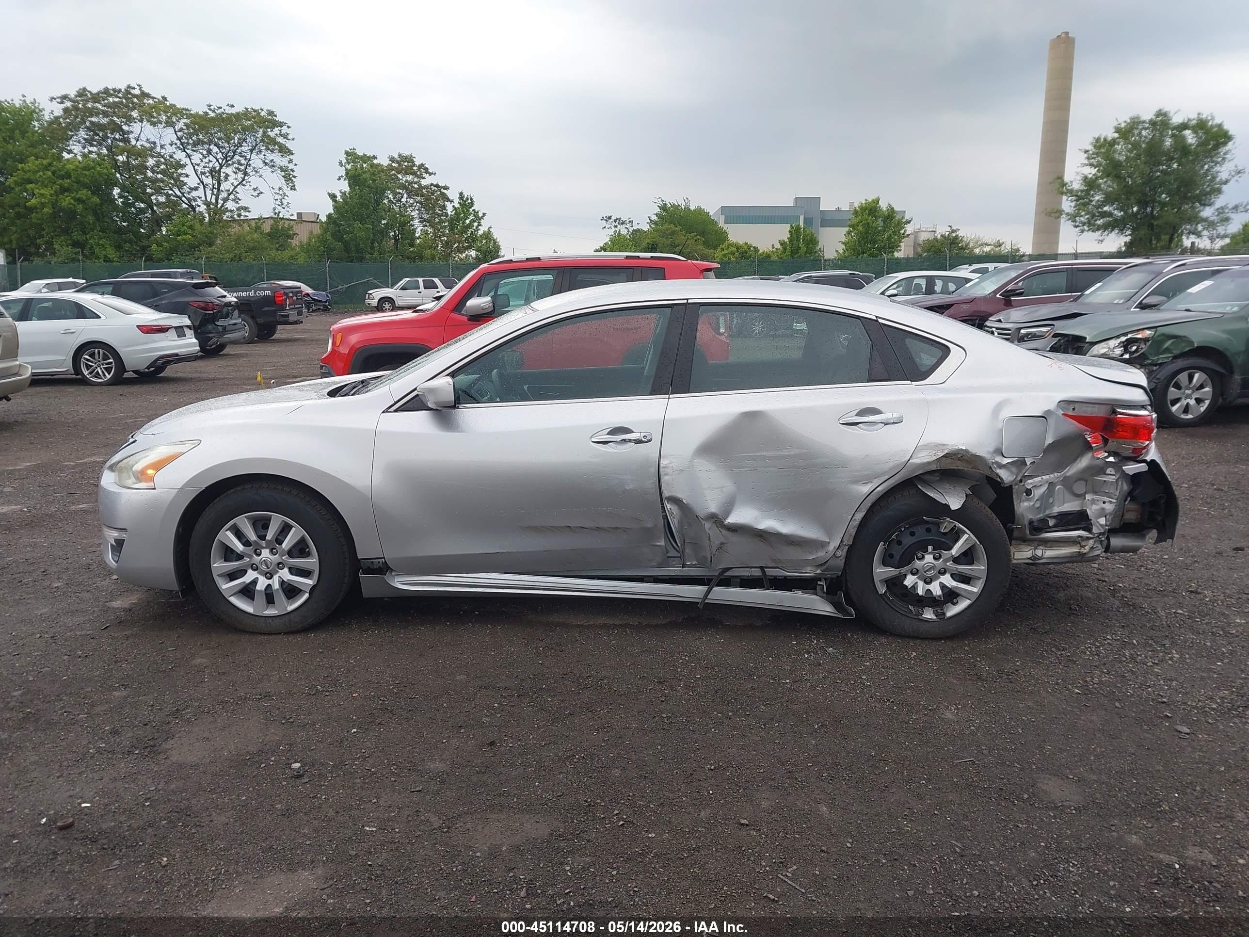 2015 Nissan Altima 2.5/2.5 S/2.5 Sl/2.5 Sv Silver vin: 1N4AL3AP1FC428469
