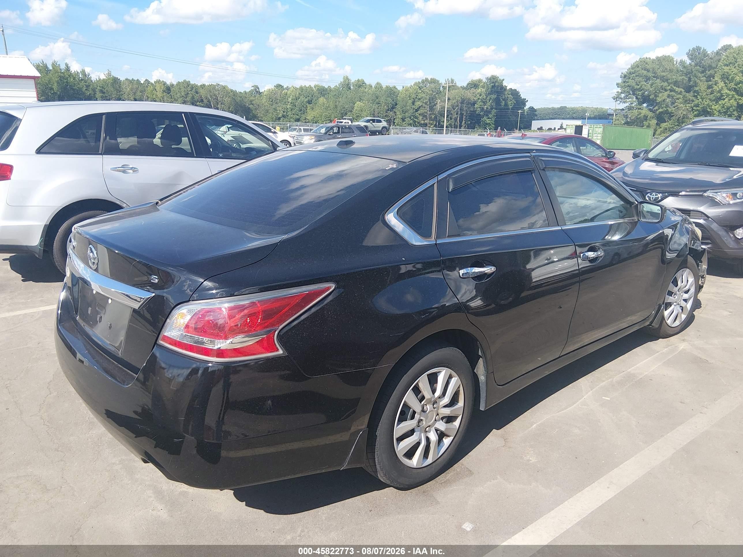 2015 Nissan Altima 2.5 S Black vin: 1N4AL3AP1FC433025