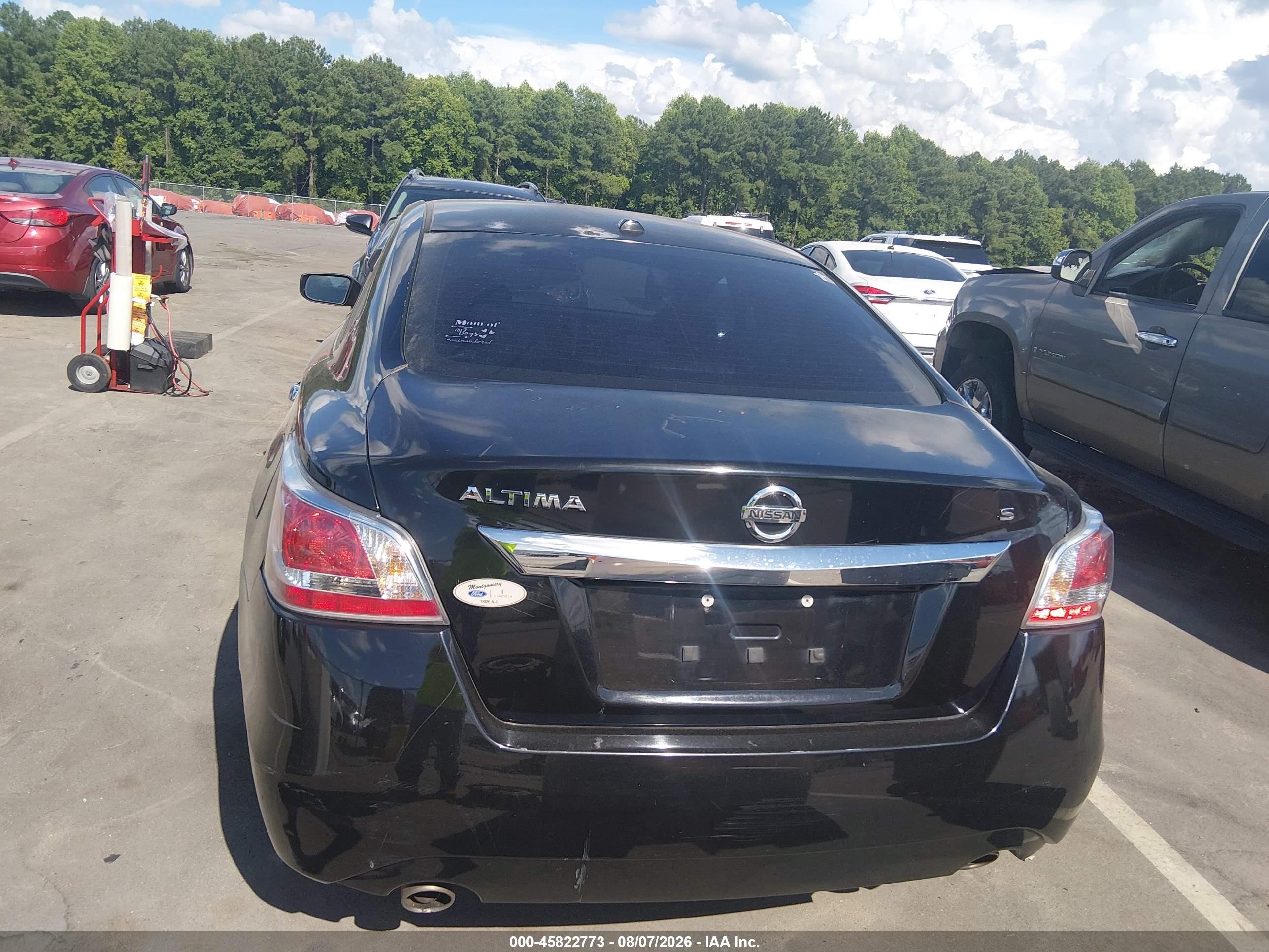 2015 Nissan Altima 2.5 S Black vin: 1N4AL3AP1FC433025
