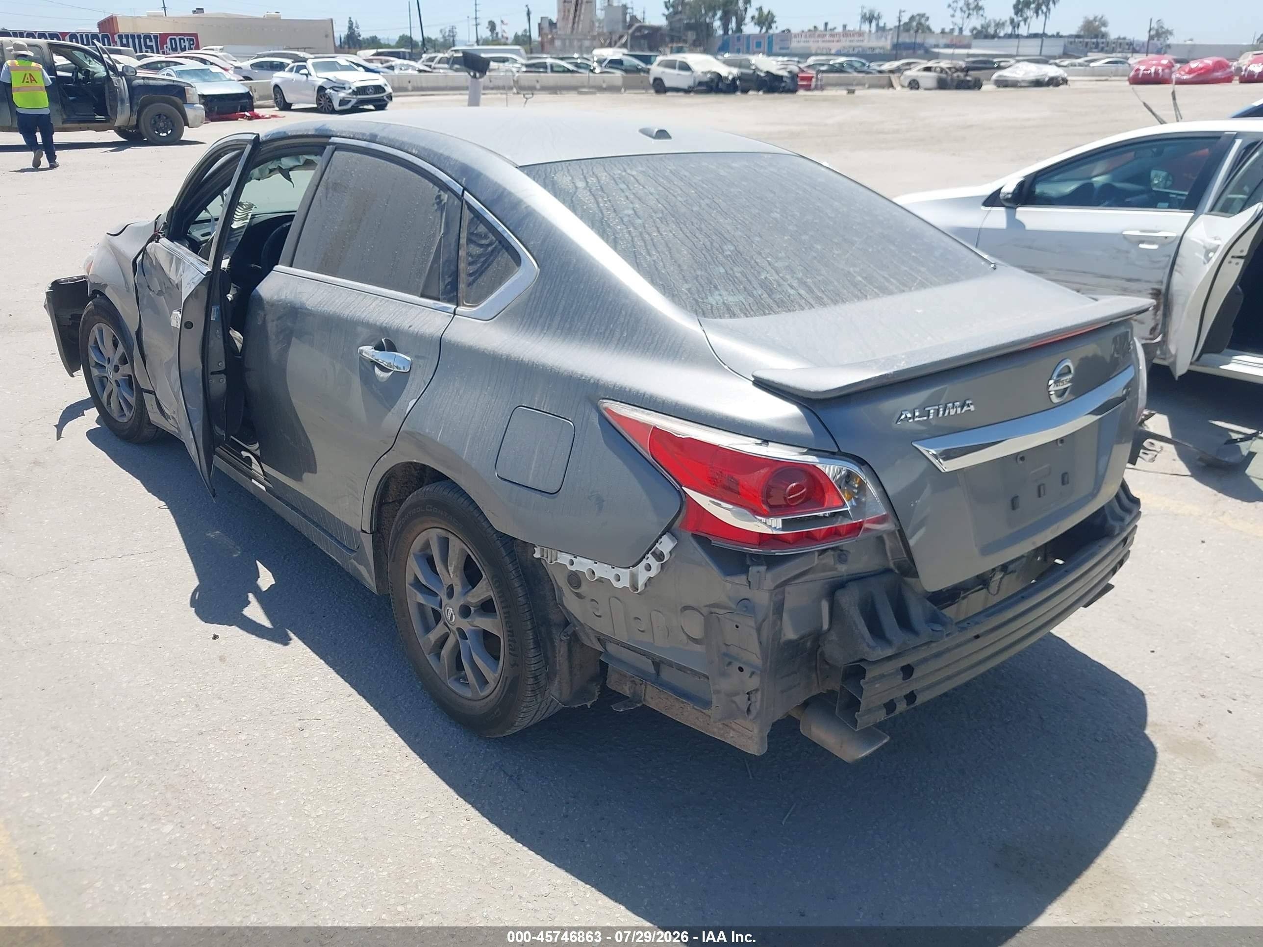 2015 Nissan Altima 2.5 S Gray vin: 1N4AL3AP1FC440847