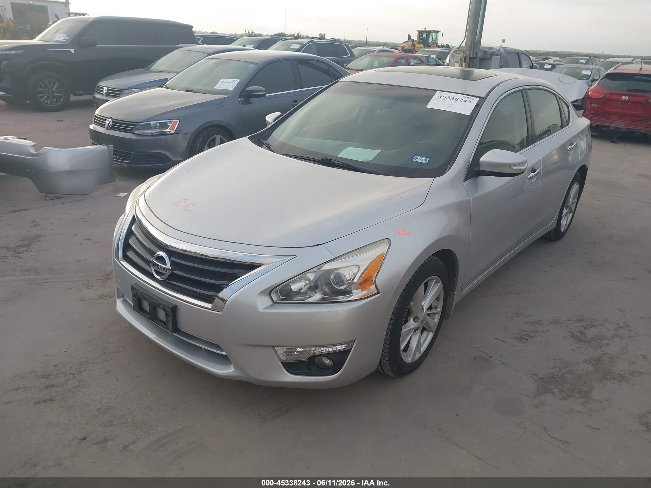 2015 Nissan Altima 2.5 Sv Silver vin: 1N4AL3AP1FC473508