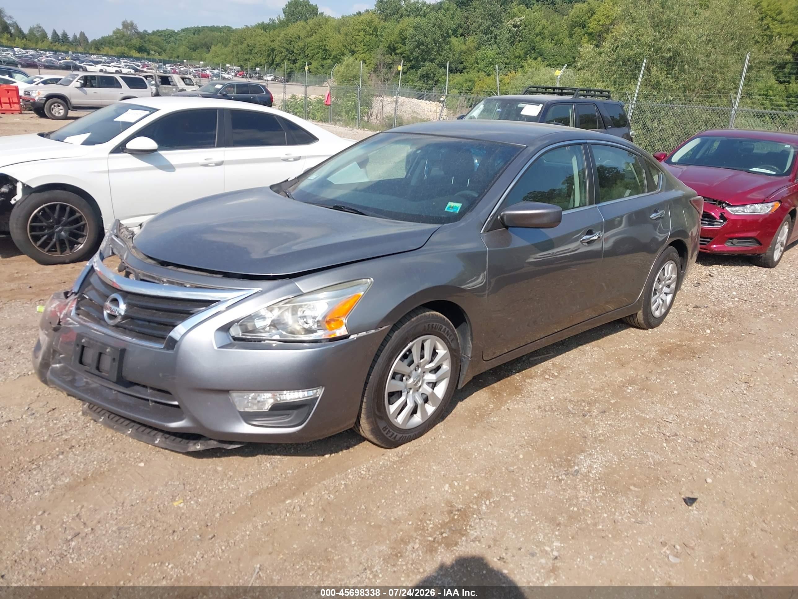 2015 Nissan Altima 2.5 S Gray vin: 1N4AL3AP1FC476747