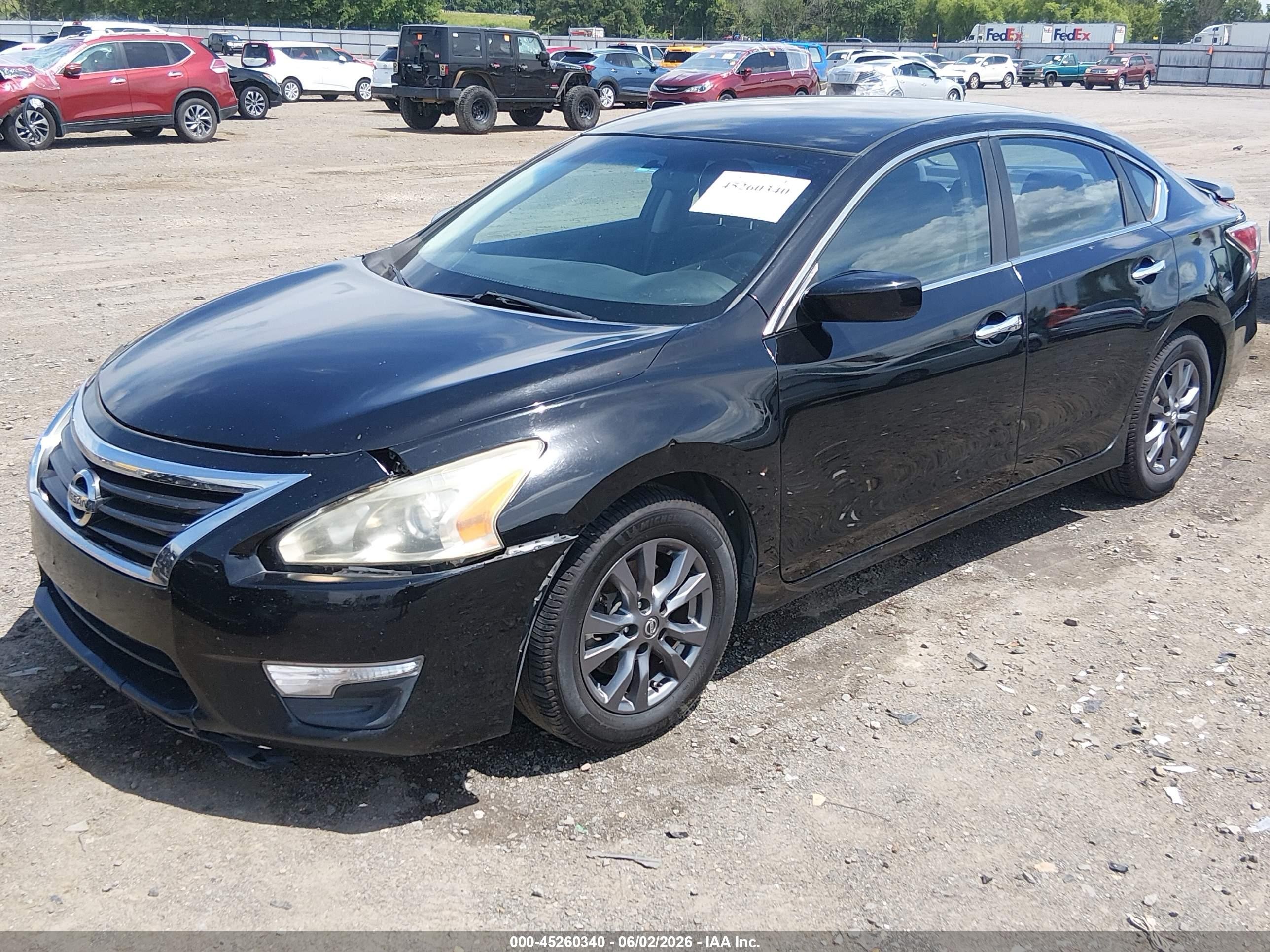 2015 Nissan Altima 2.5 S Black vin: 1N4AL3AP1FC490065