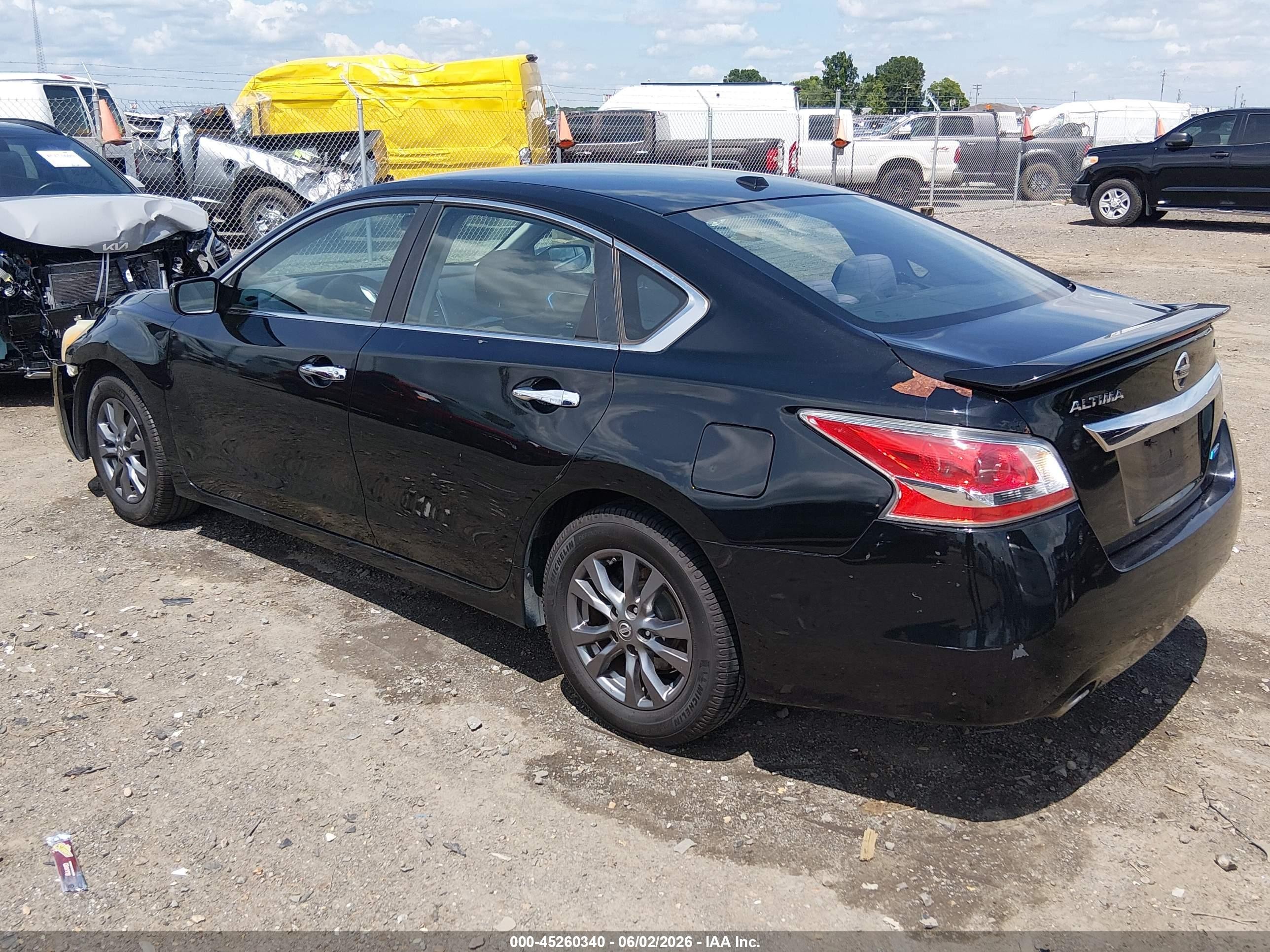 2015 Nissan Altima 2.5 S Black vin: 1N4AL3AP1FC490065