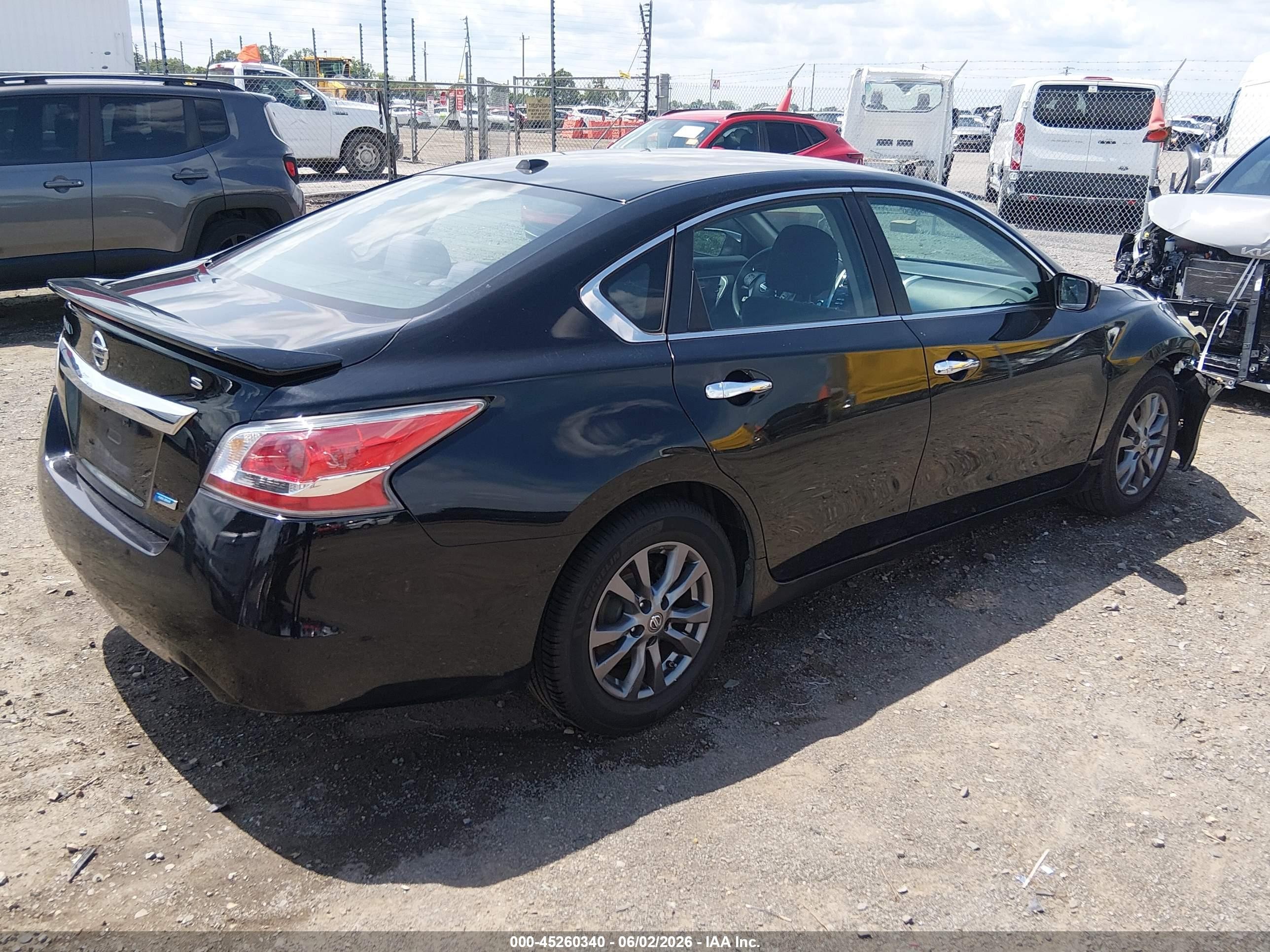 2015 Nissan Altima 2.5 S Black vin: 1N4AL3AP1FC490065