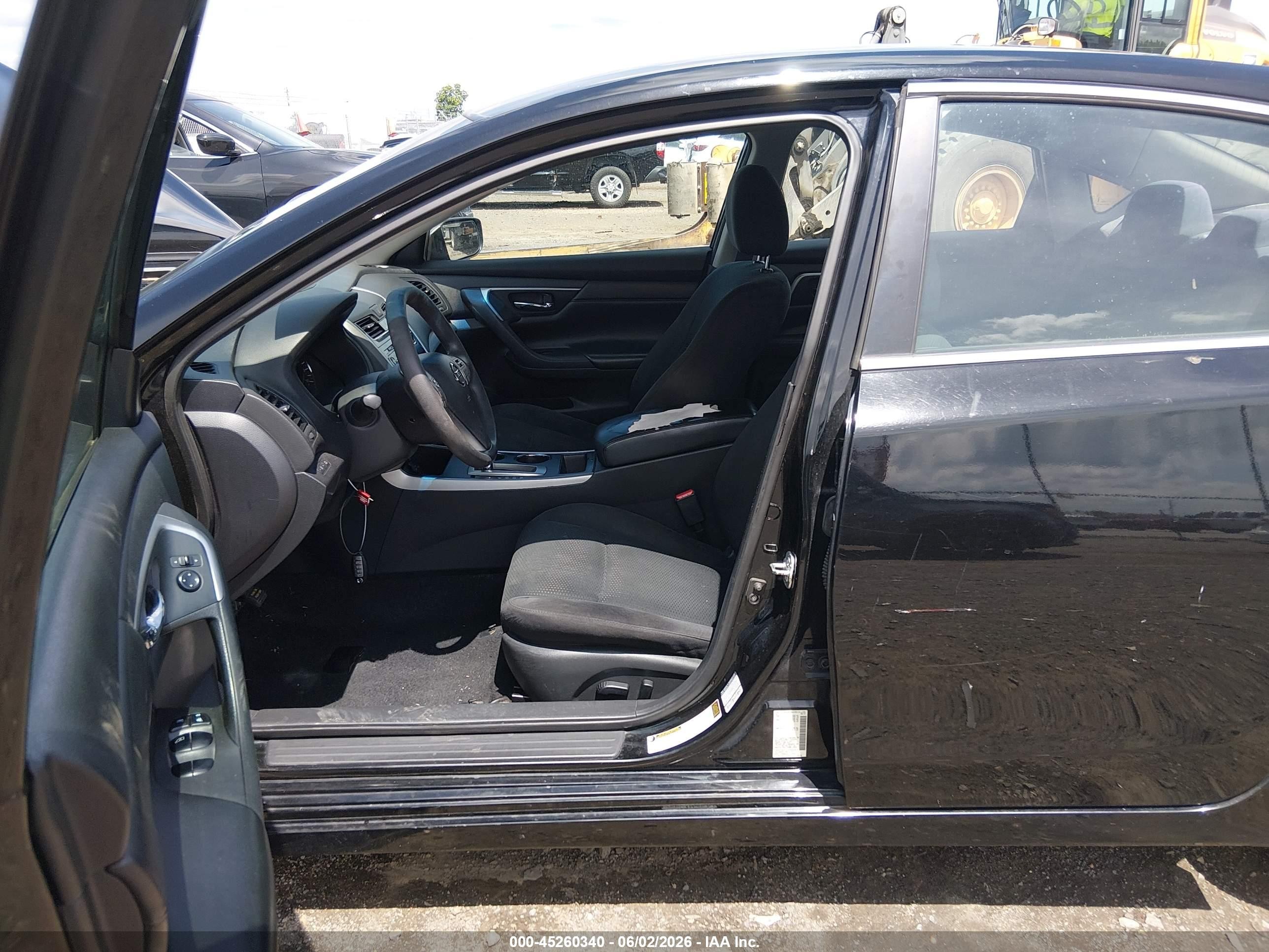 2015 Nissan Altima 2.5 S Black vin: 1N4AL3AP1FC490065