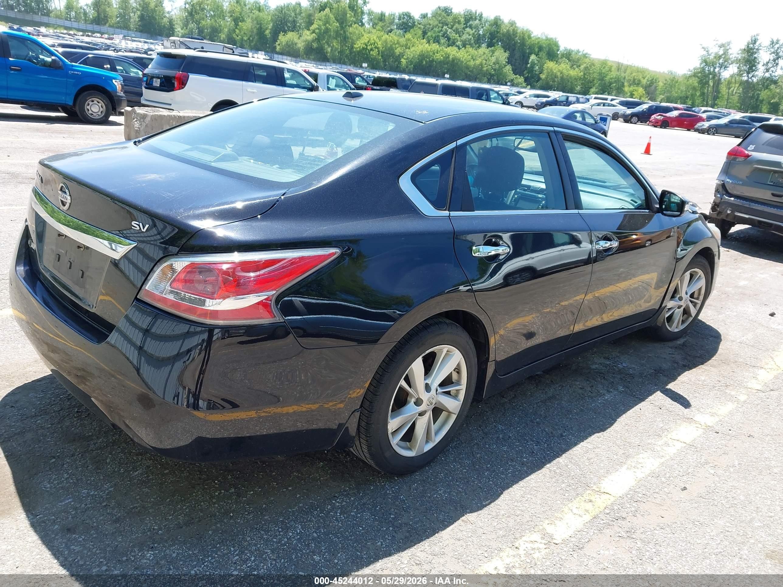 2015 Nissan Altima 2.5 Sv Black vin: 1N4AL3AP1FC498053