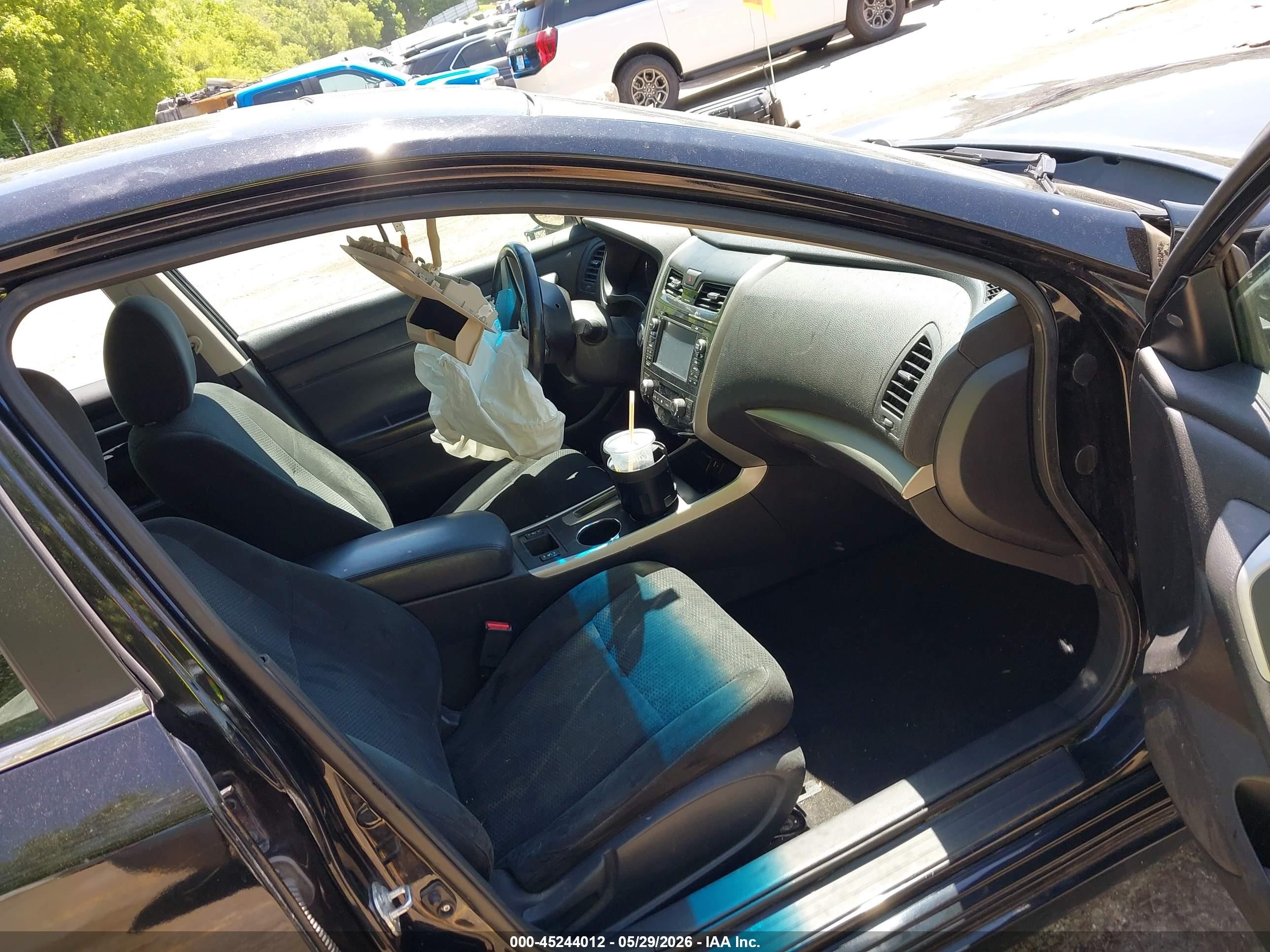 2015 Nissan Altima 2.5 Sv Black vin: 1N4AL3AP1FC498053