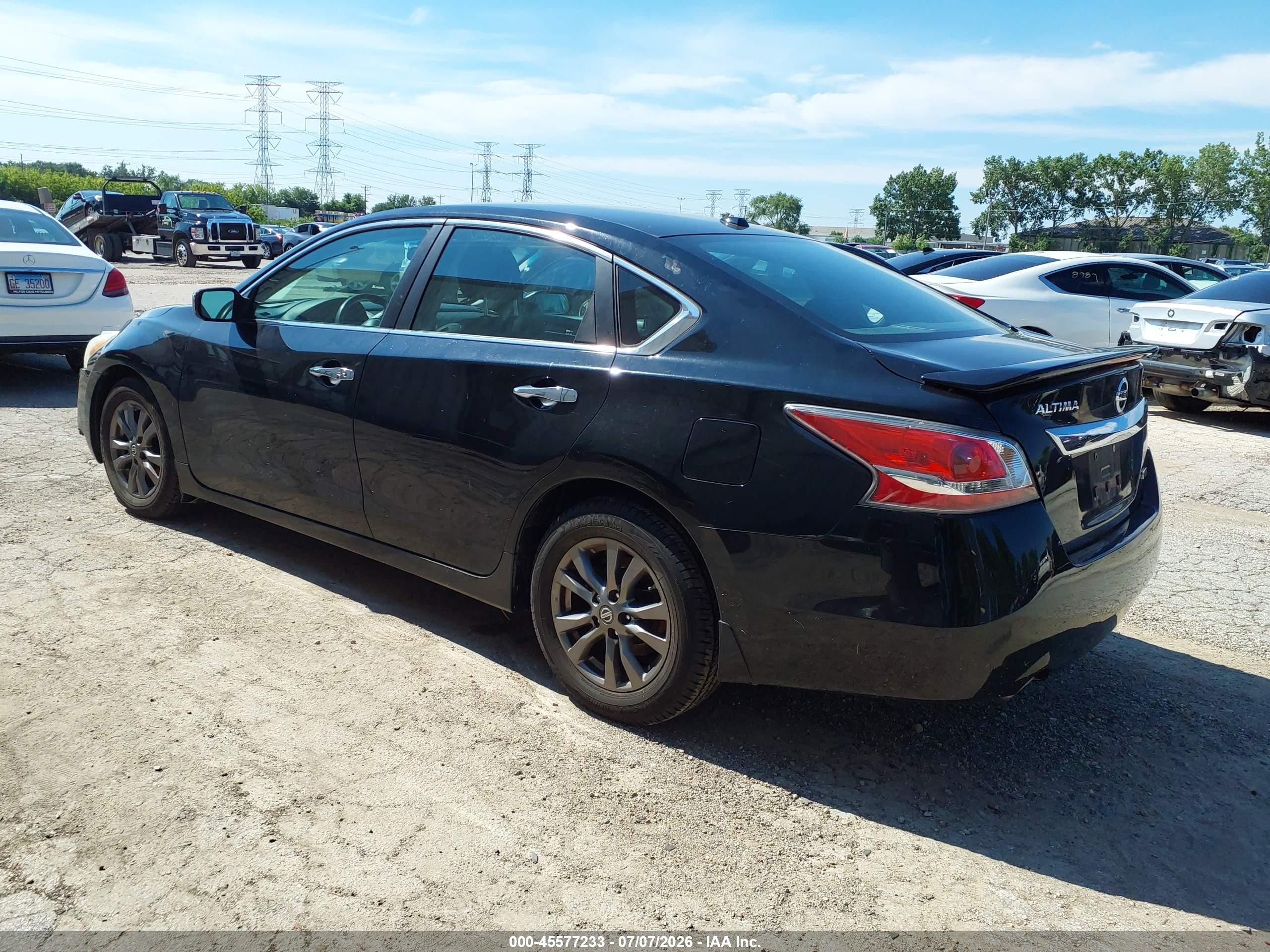 2015 Nissan Altima 2.5 S Black vin: 1N4AL3AP1FC567081