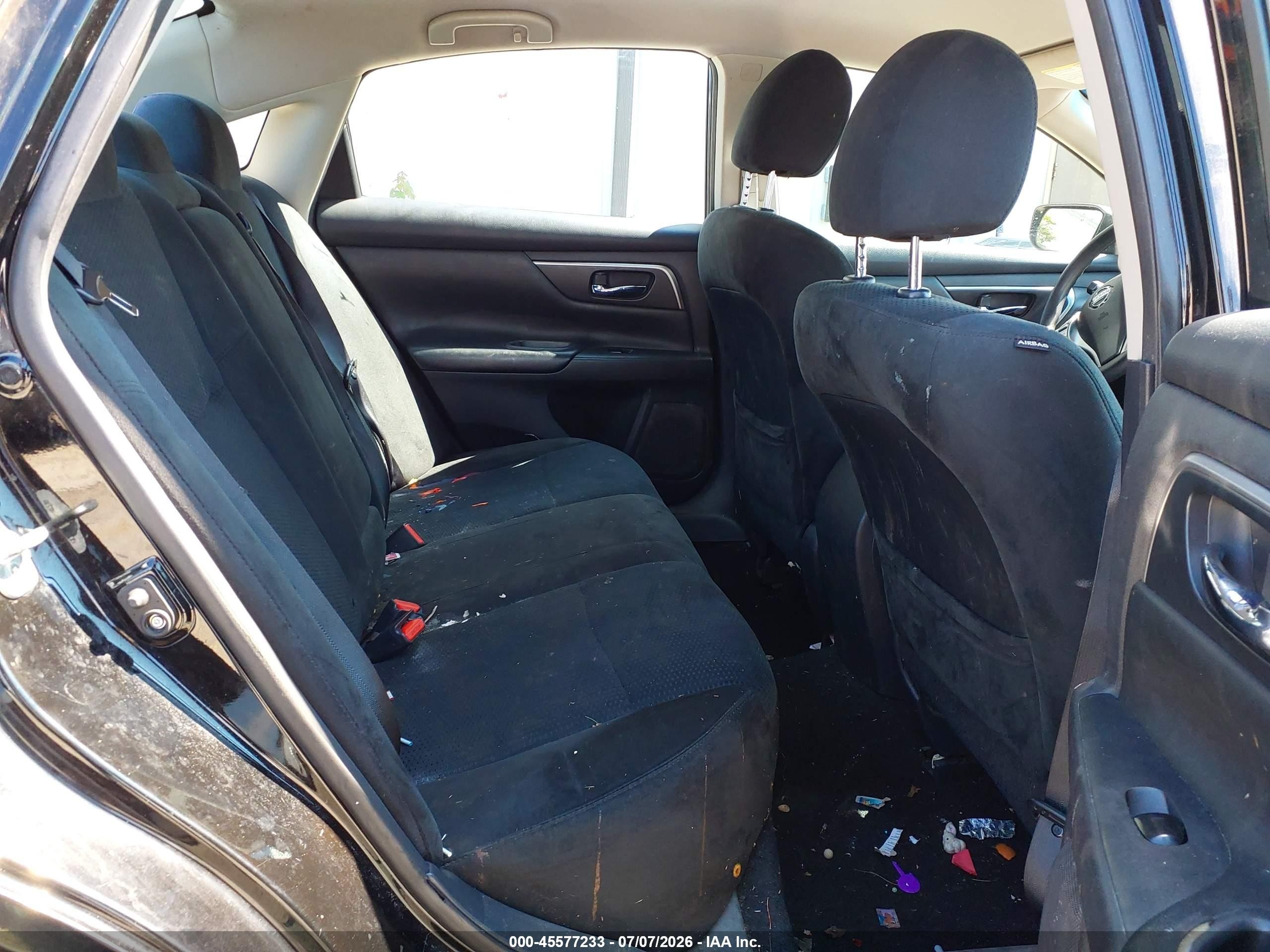 2015 Nissan Altima 2.5 S Black vin: 1N4AL3AP1FC567081