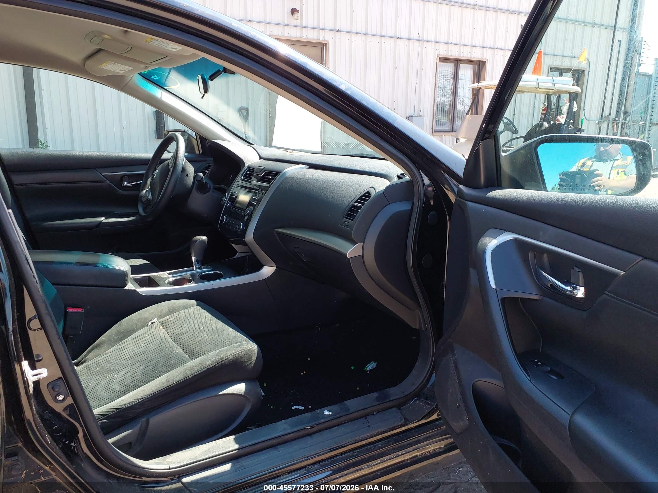 2015 Nissan Altima 2.5 S Black vin: 1N4AL3AP1FC567081