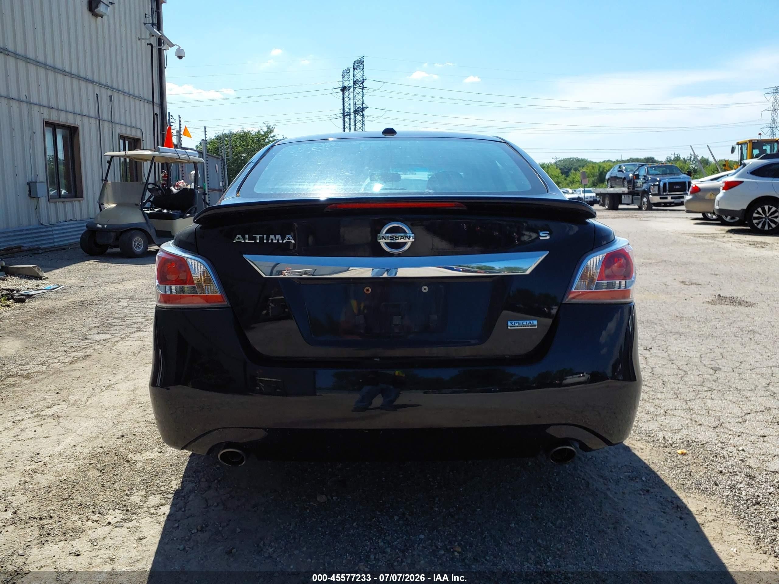 2015 Nissan Altima 2.5 S Black vin: 1N4AL3AP1FC567081