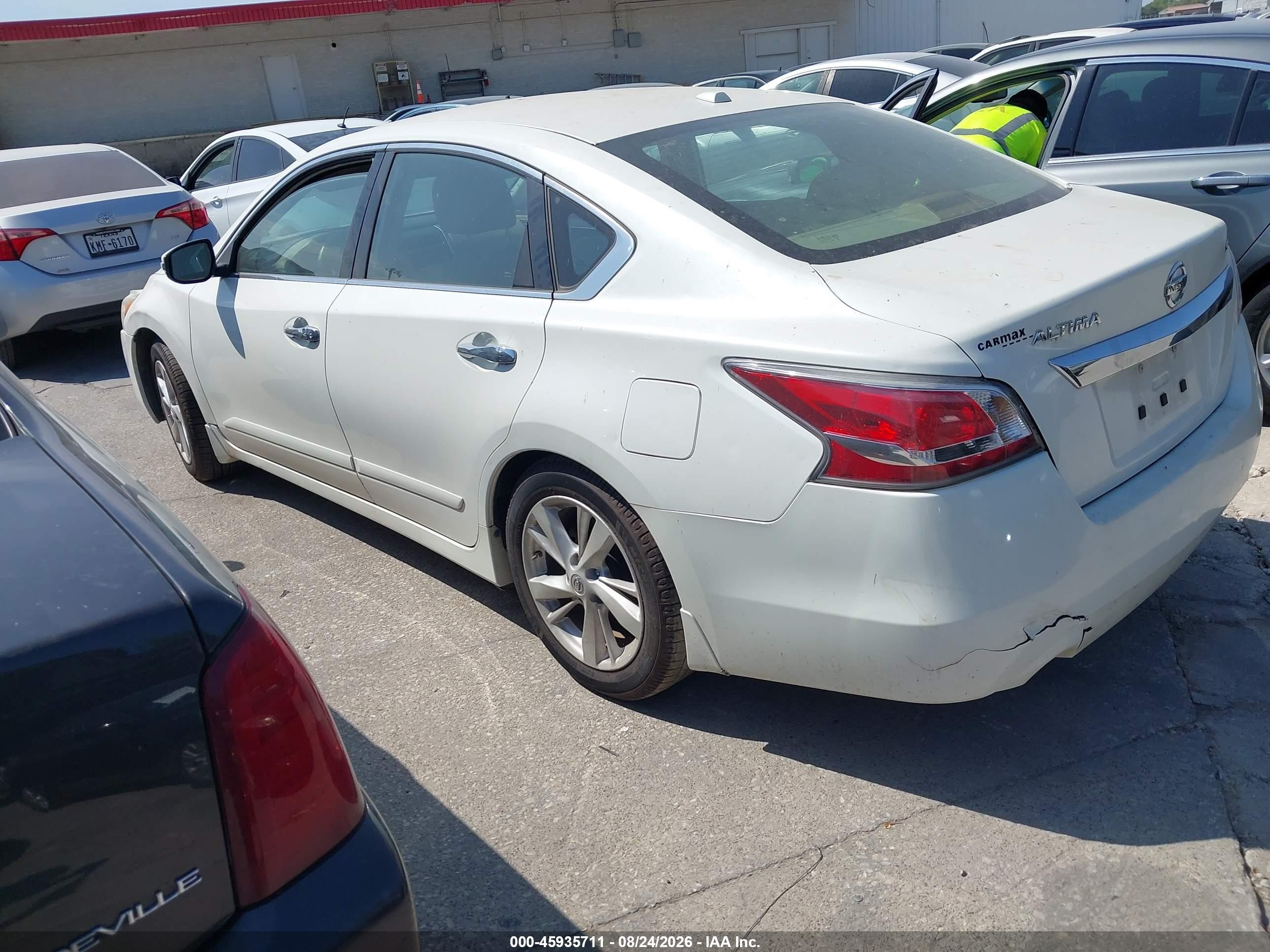2015 Nissan Altima 2.5 Sl White vin: 1N4AL3AP1FC568358