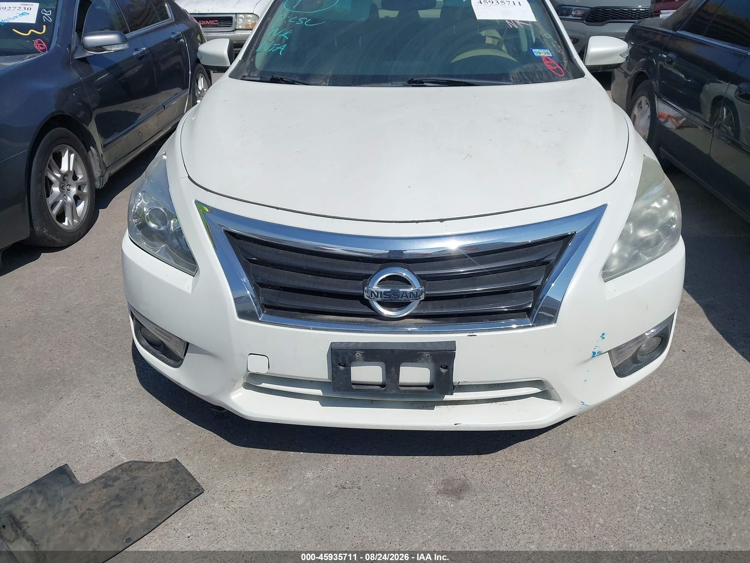 2015 Nissan Altima 2.5 Sl White vin: 1N4AL3AP1FC568358