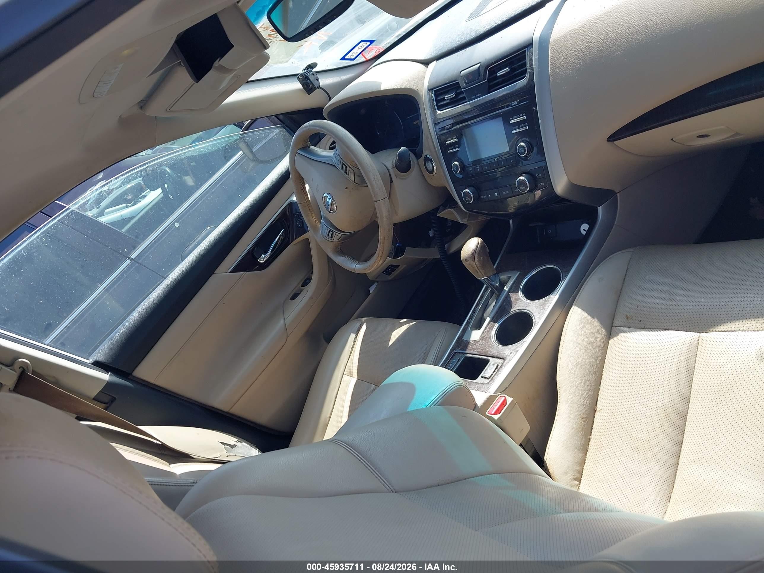 2015 Nissan Altima 2.5 Sl White vin: 1N4AL3AP1FC568358