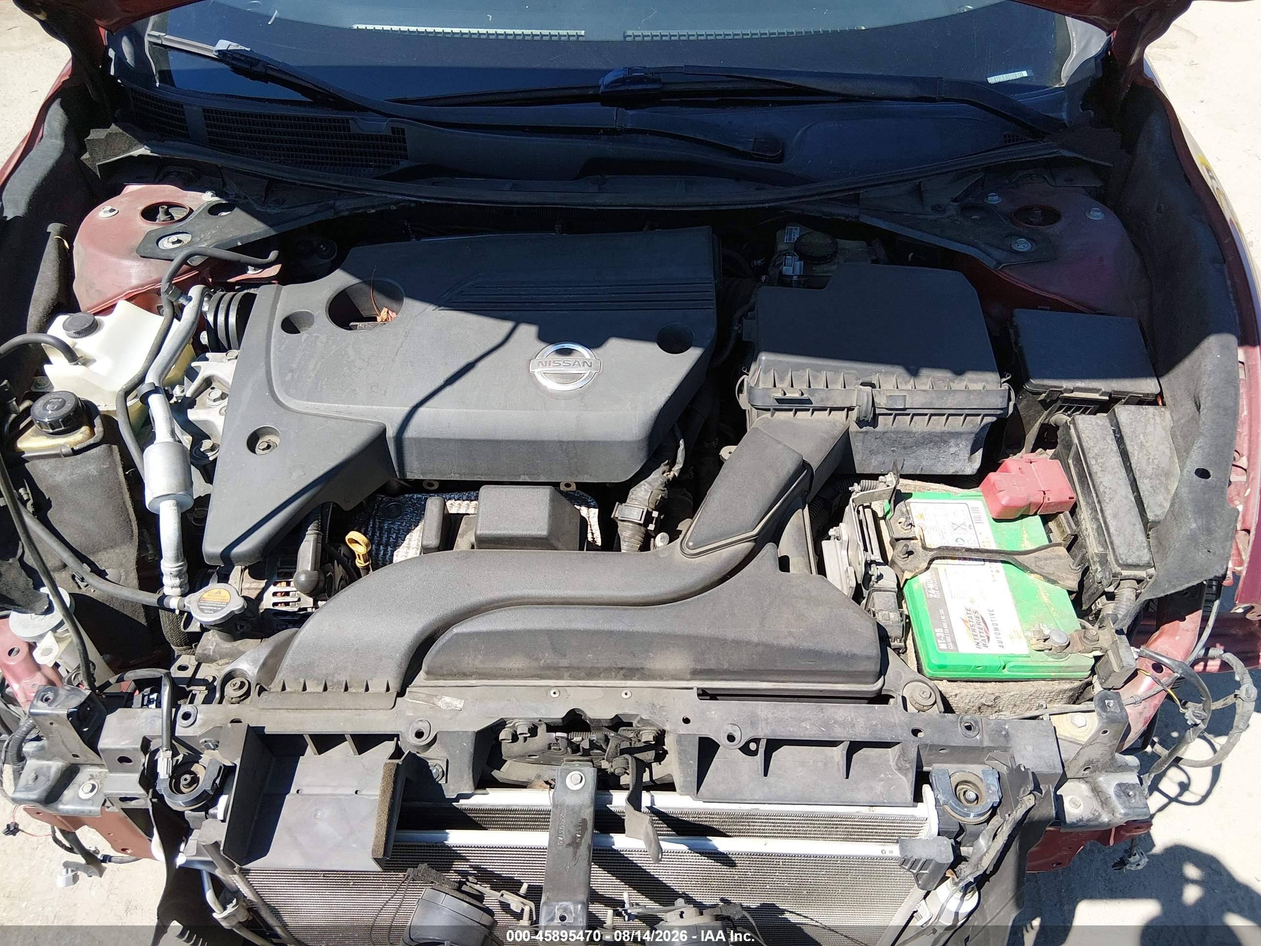 2015 Nissan Altima 2.5 S Red vin: 1N4AL3AP1FC569364