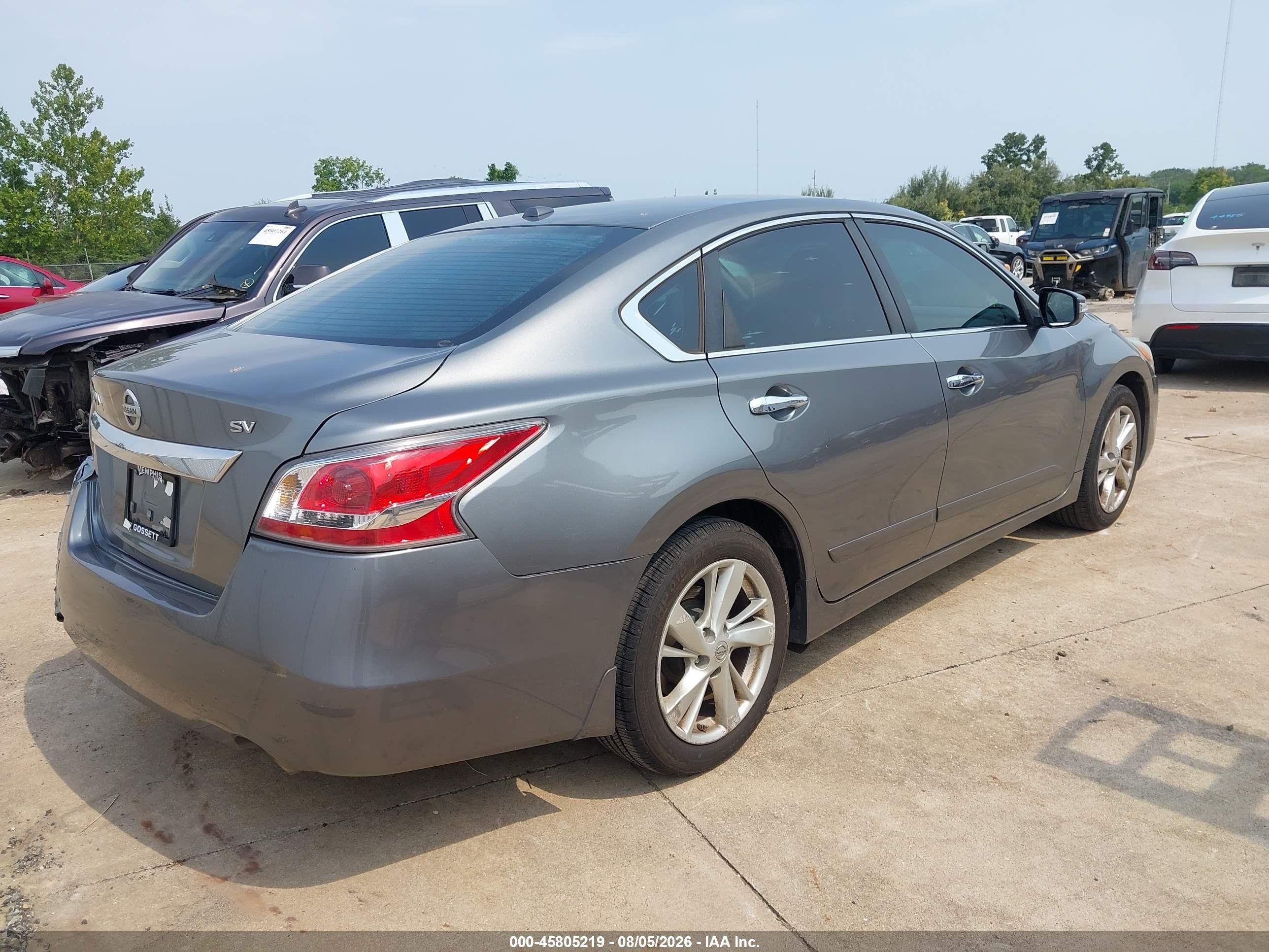 2015 Nissan Altima 2.5 Sv Gray vin: 1N4AL3AP1FC572118