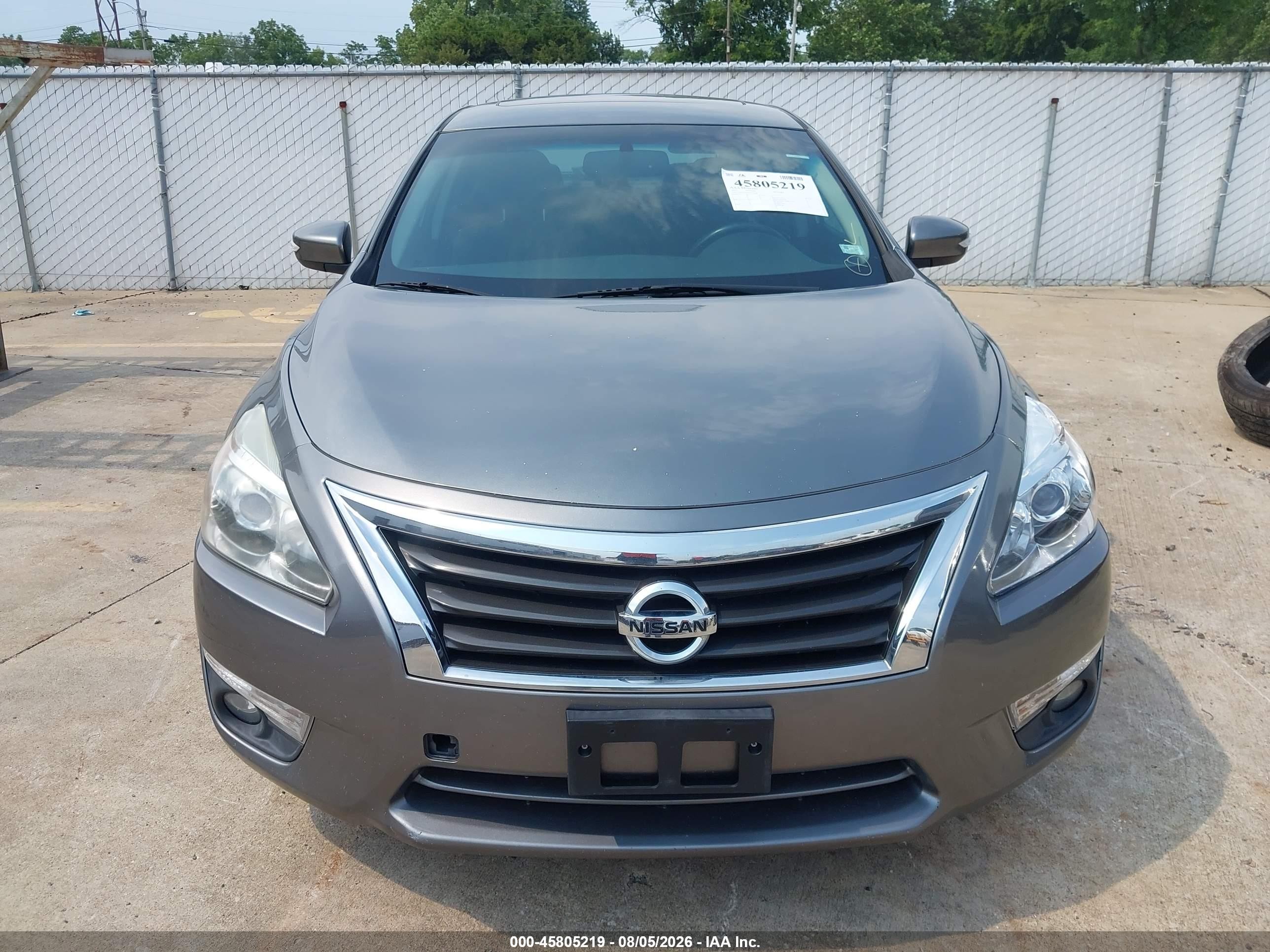 2015 Nissan Altima 2.5 Sv Gray vin: 1N4AL3AP1FC572118