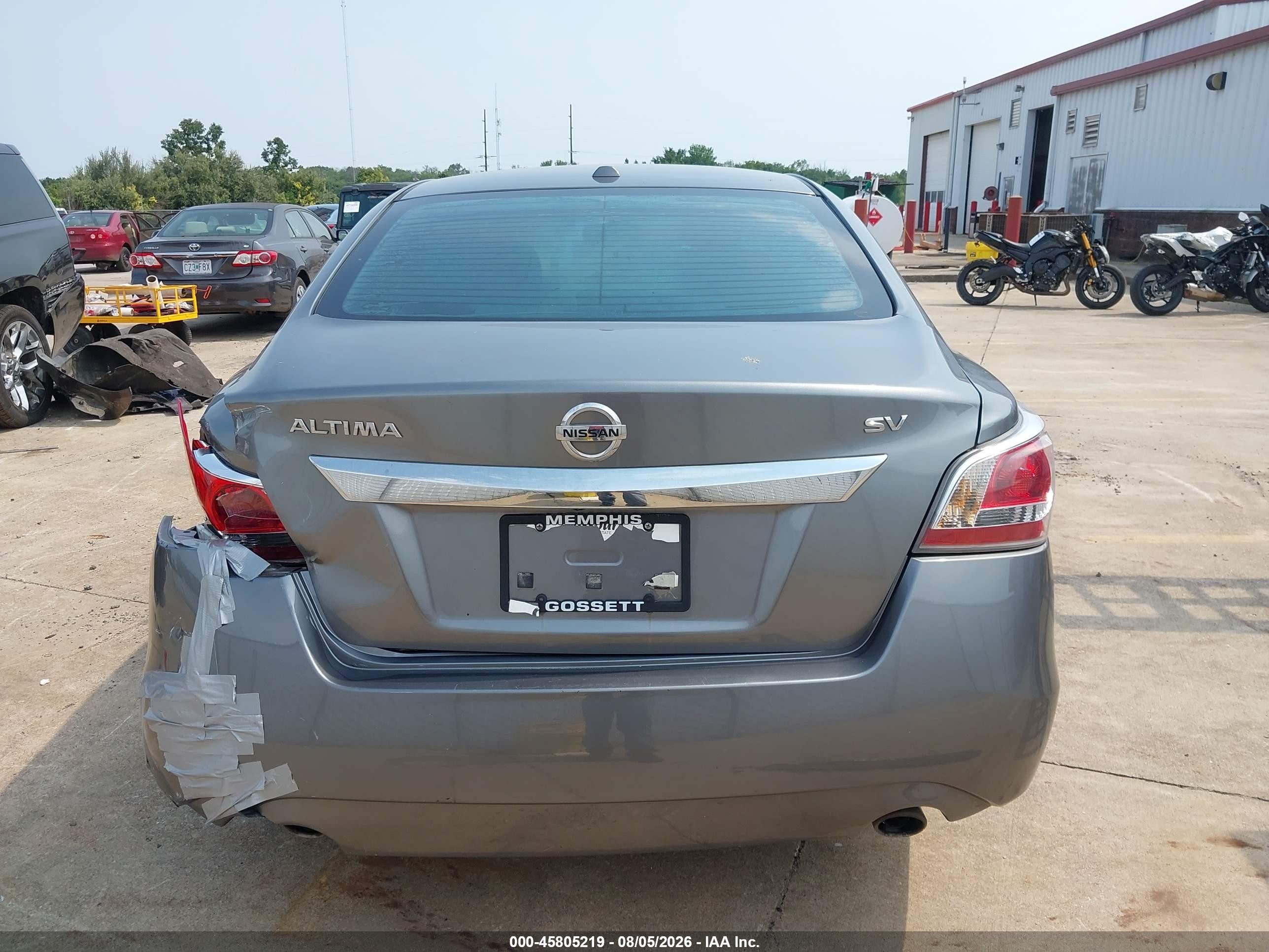 2015 Nissan Altima 2.5 Sv Gray vin: 1N4AL3AP1FC572118
