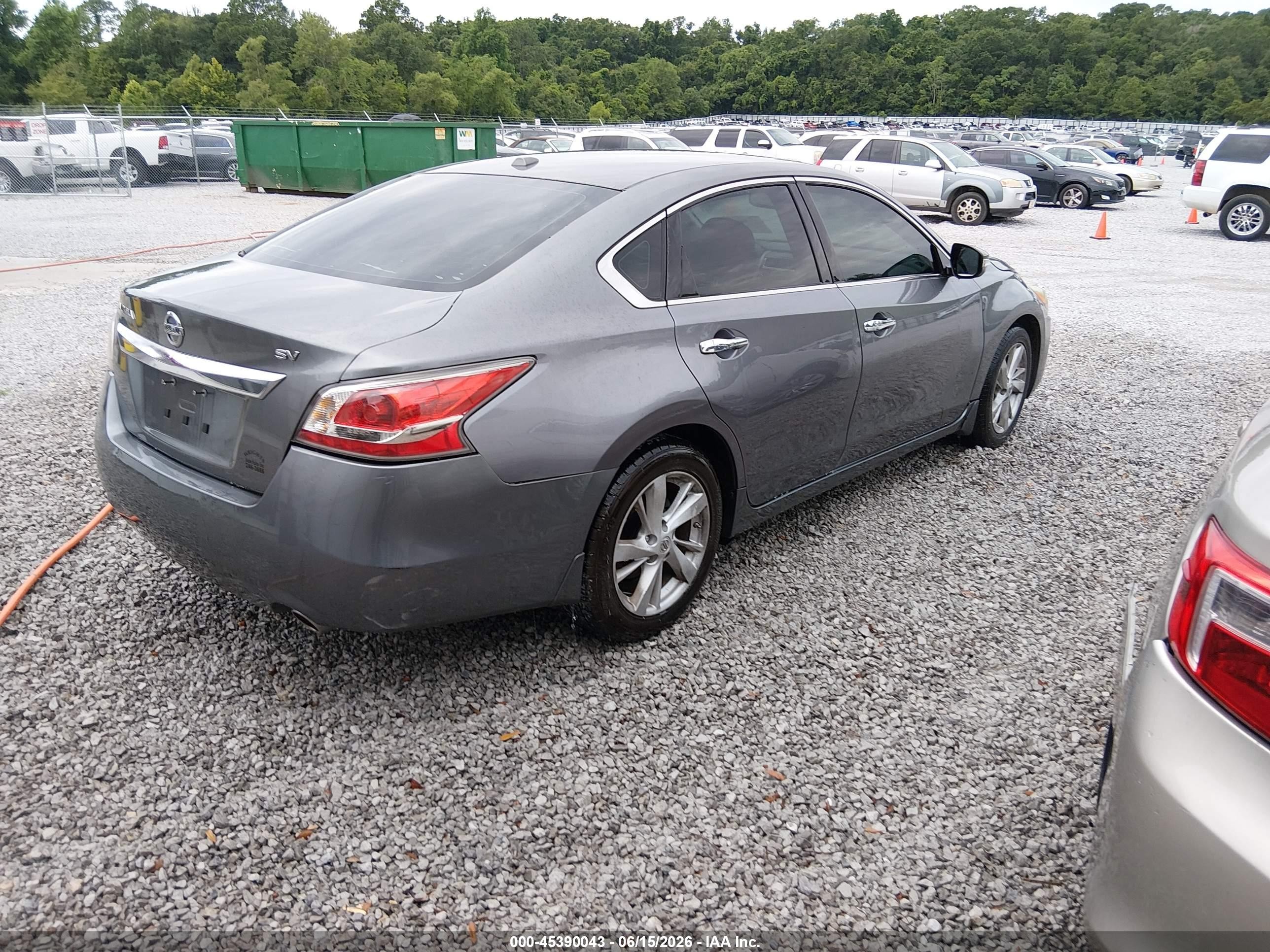 2015 Nissan Altima 2.5 Sv Gray vin: 1N4AL3AP1FC574810