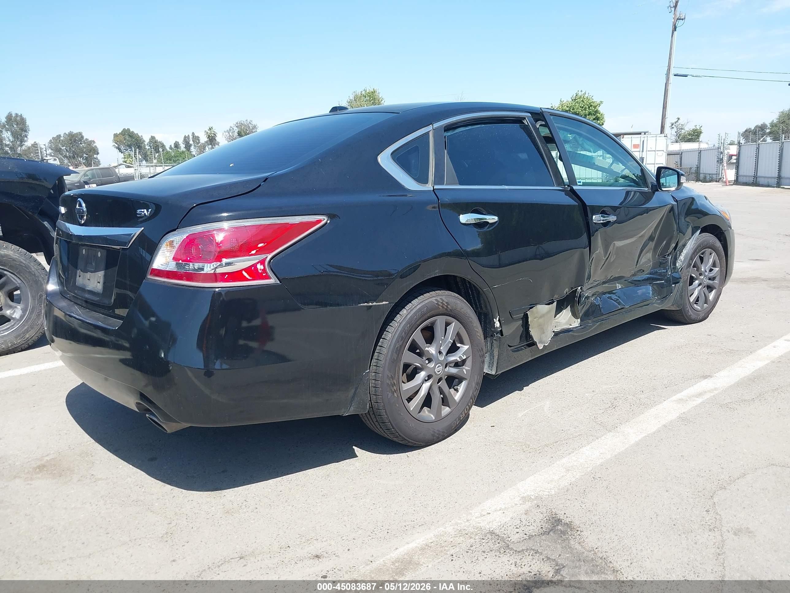 2015 Nissan Altima 2.5 Sv Black vin: 1N4AL3AP1FC575939