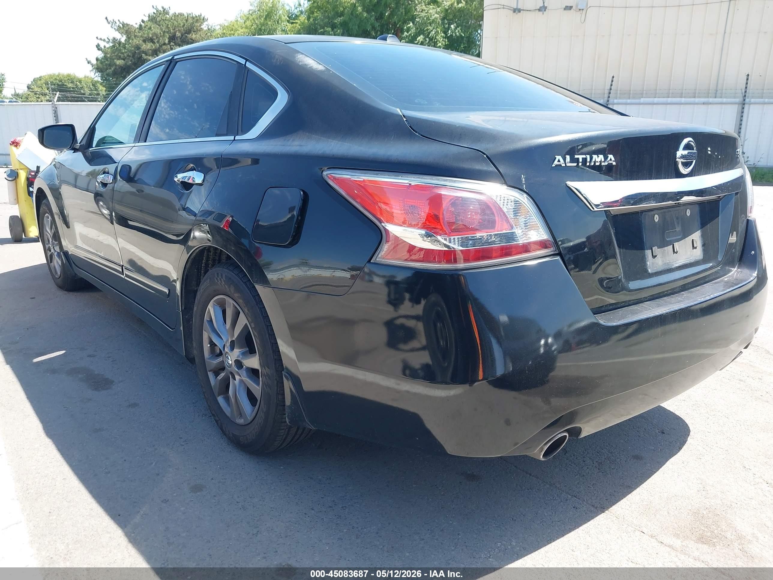 2015 Nissan Altima 2.5 Sv Black vin: 1N4AL3AP1FC575939