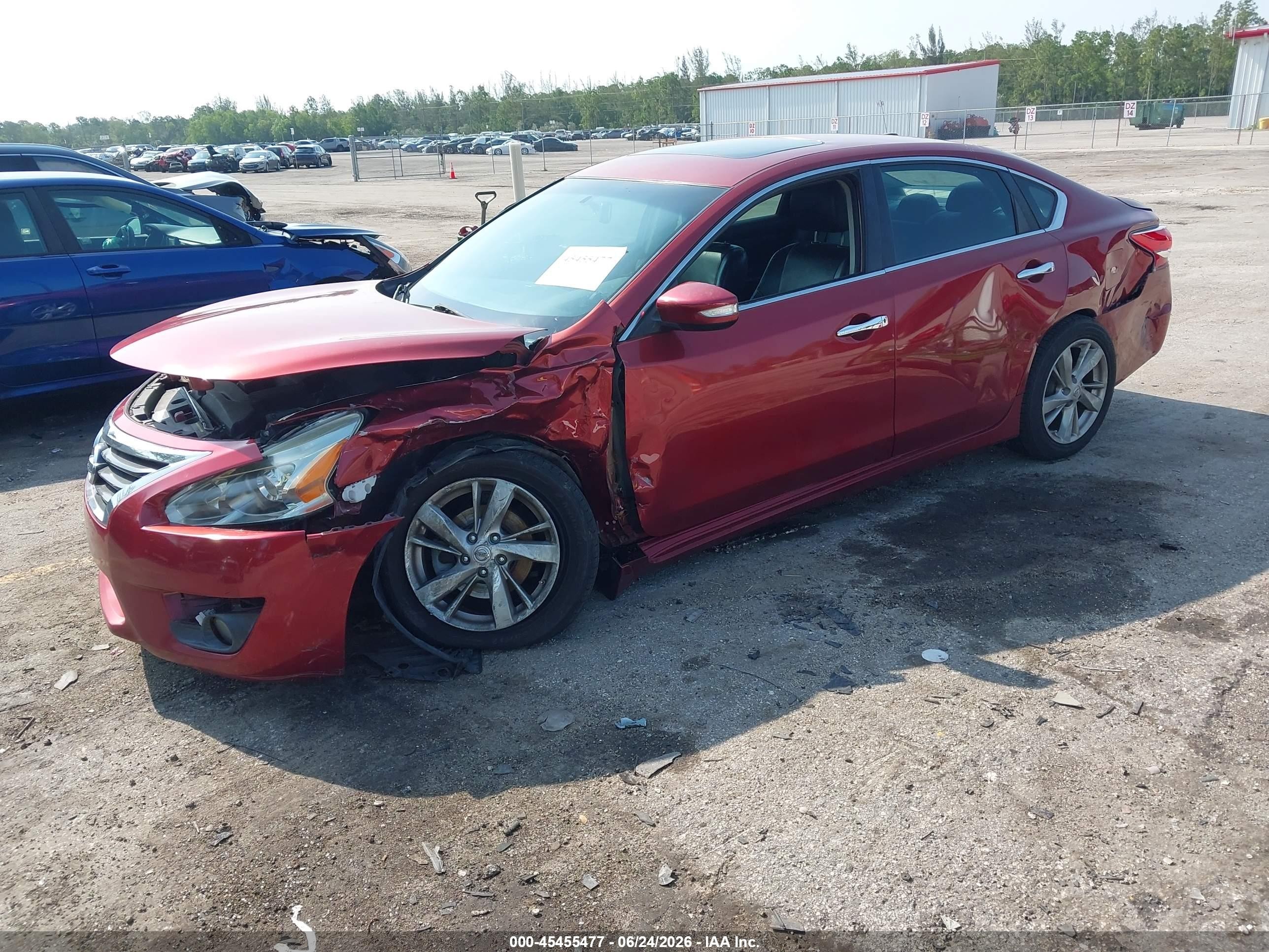 2015 Nissan Altima 2.5 Sl Red vin: 1N4AL3AP1FC594569