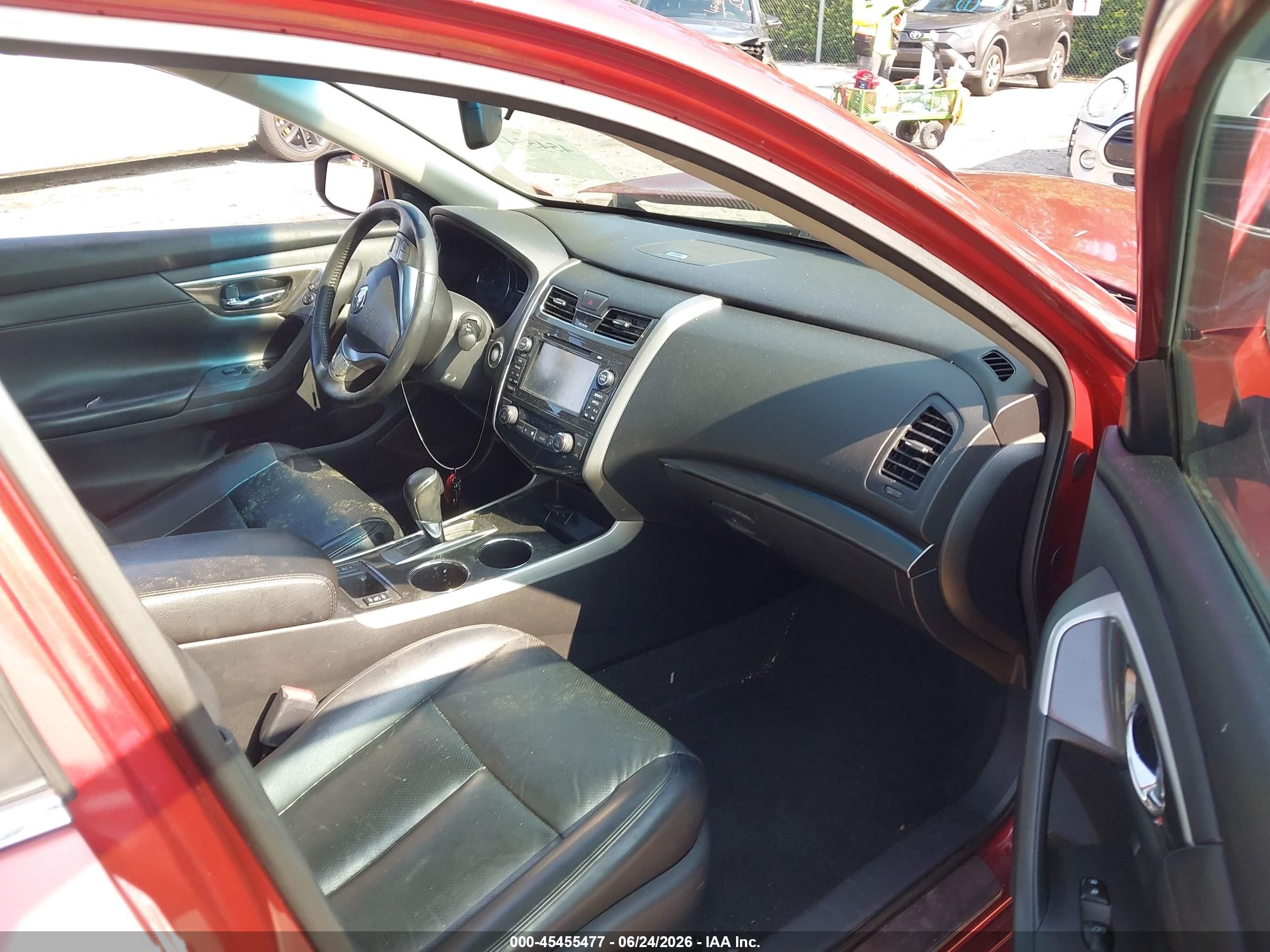 2015 Nissan Altima 2.5 Sl Red vin: 1N4AL3AP1FC594569