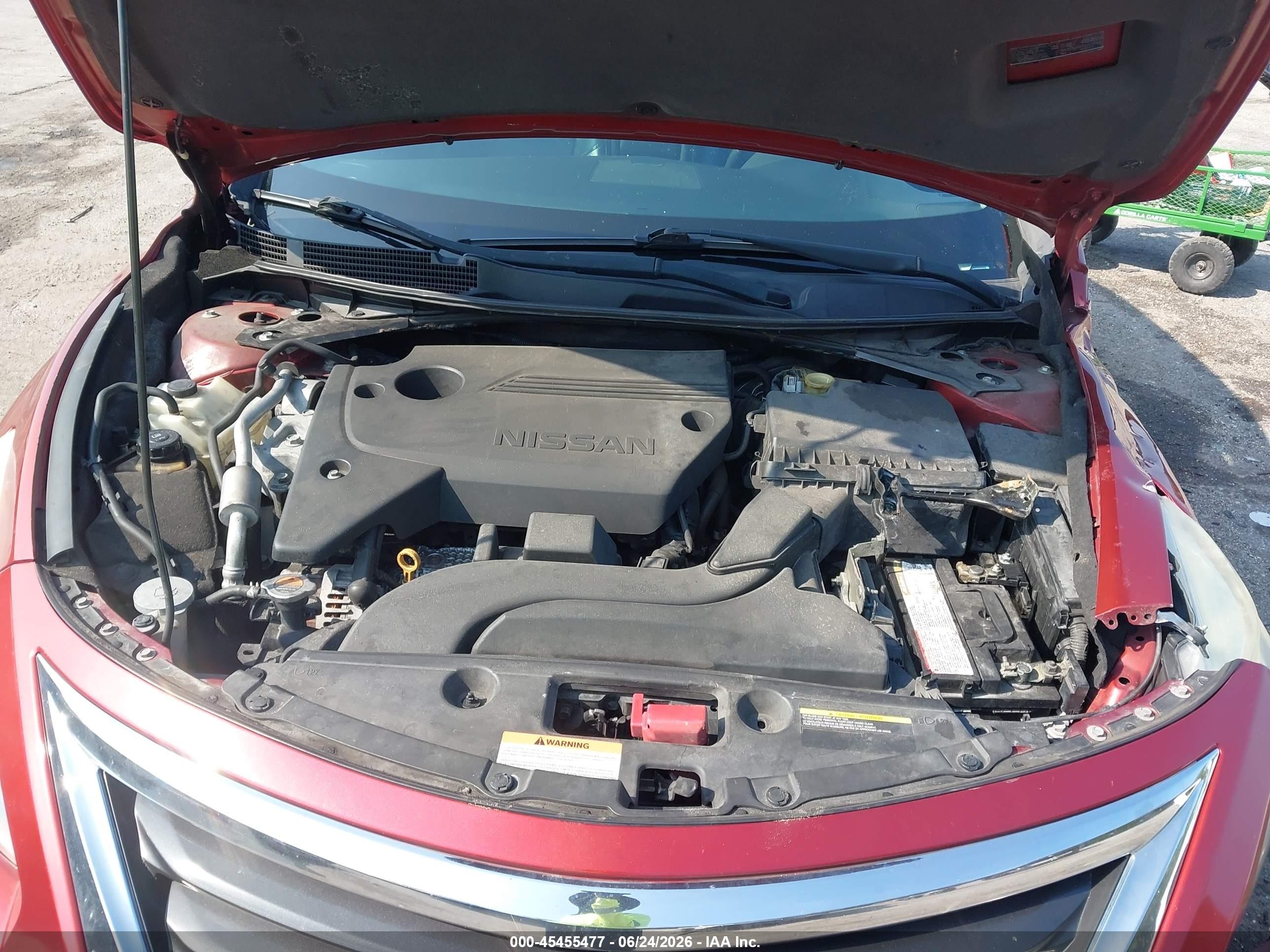 2015 Nissan Altima 2.5 Sl Red vin: 1N4AL3AP1FC594569