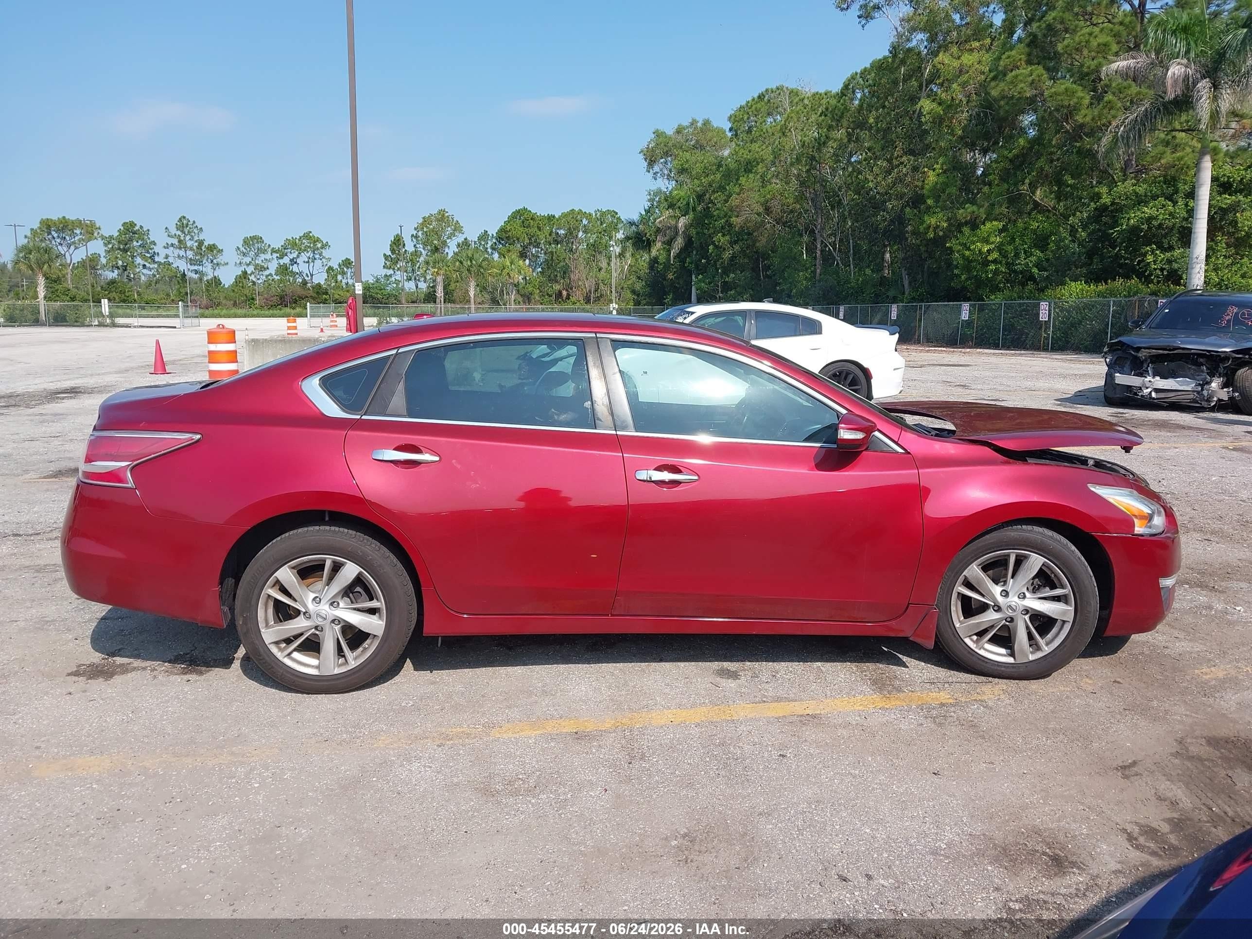 2015 Nissan Altima 2.5 Sl Red vin: 1N4AL3AP1FC594569
