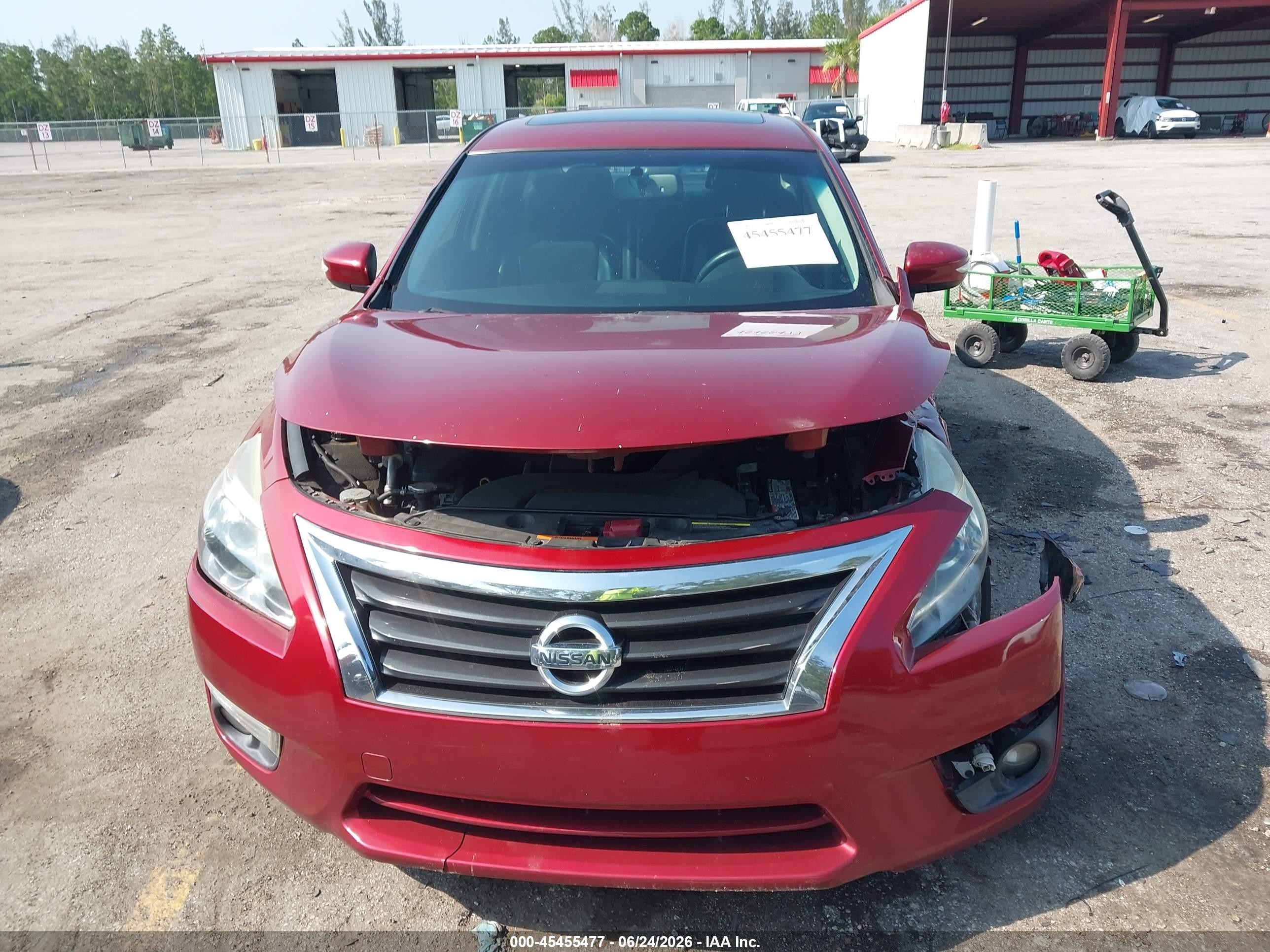 2015 Nissan Altima 2.5 Sl Red vin: 1N4AL3AP1FC594569