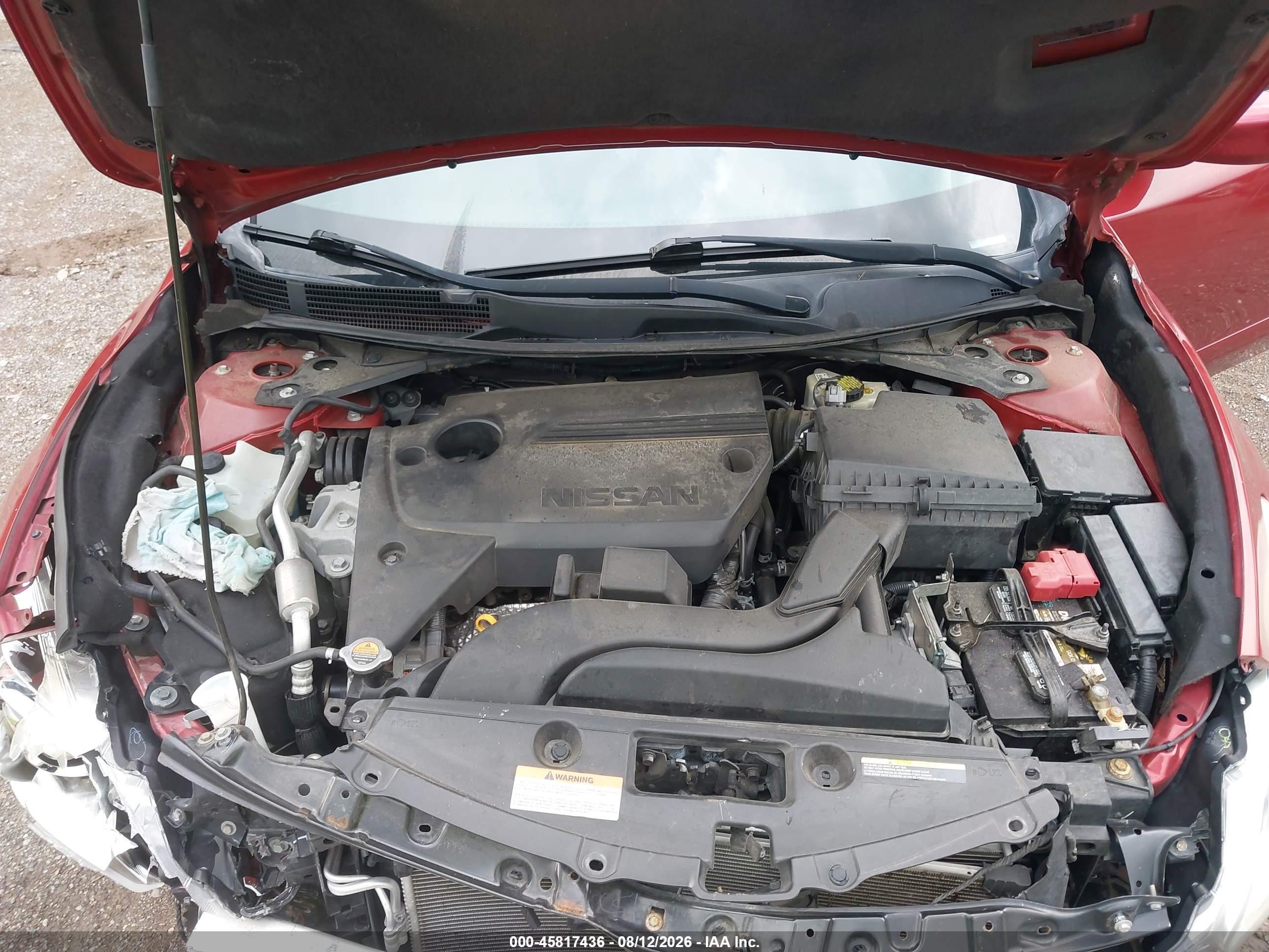 2015 Nissan Altima 2.5 S Red vin: 1N4AL3AP1FC595365