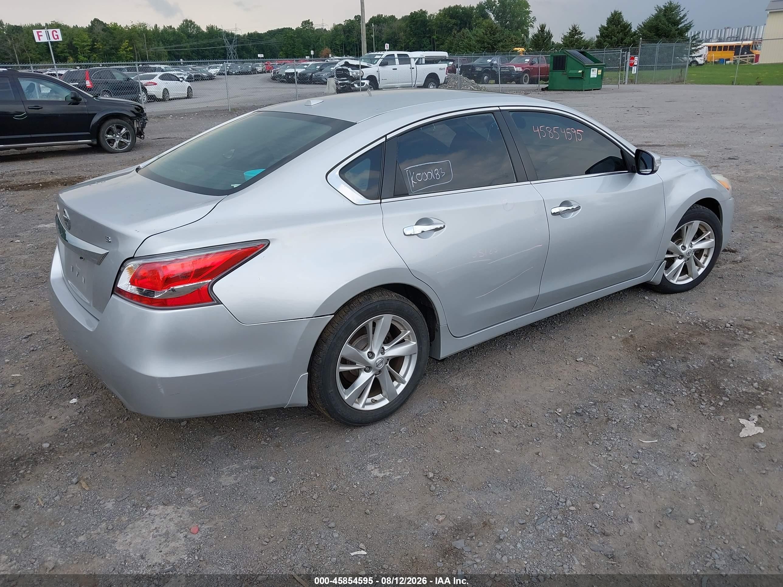 2015 Nissan Altima 2.5 Sl Silver vin: 1N4AL3AP1FN307350