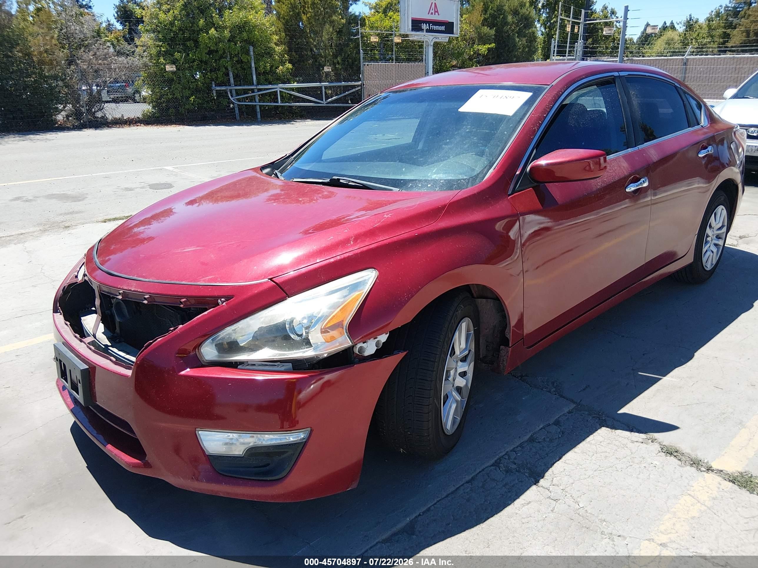 2015 Nissan Altima 2.5/2.5 S/2.5 Sl/2.5 Sv Красный vin: 1N4AL3AP1FN334189