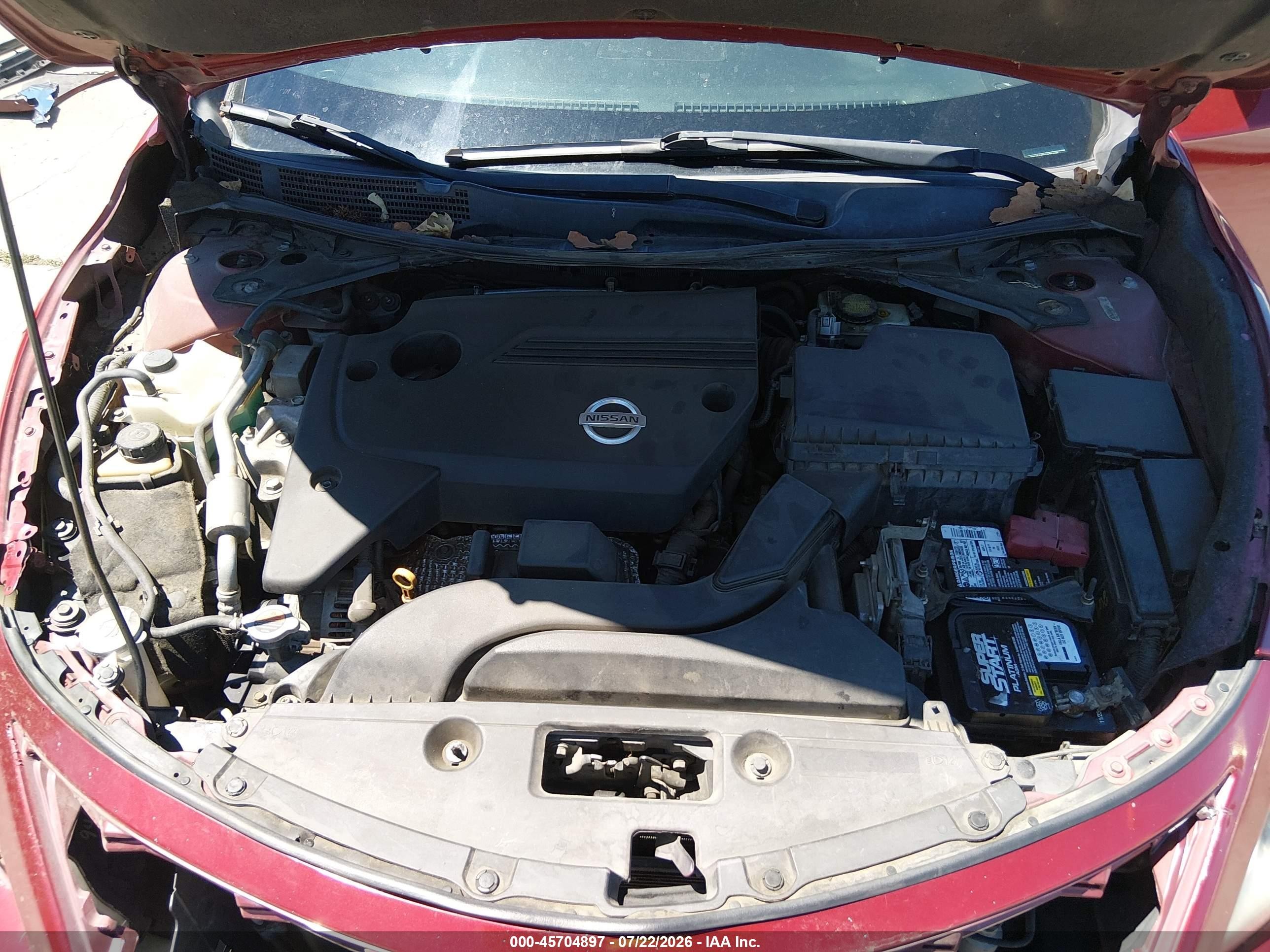2015 Nissan Altima 2.5/2.5 S/2.5 Sl/2.5 Sv Красный vin: 1N4AL3AP1FN334189