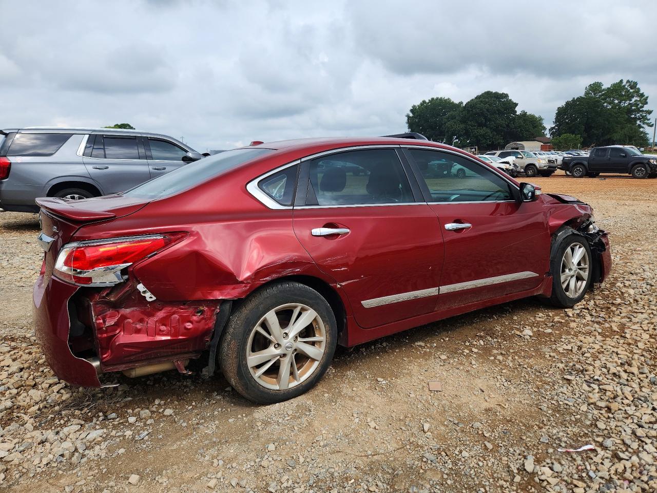 2015 Nissan Altima 2.5 Sl Burgundy vin: 1N4AL3AP1FN347458