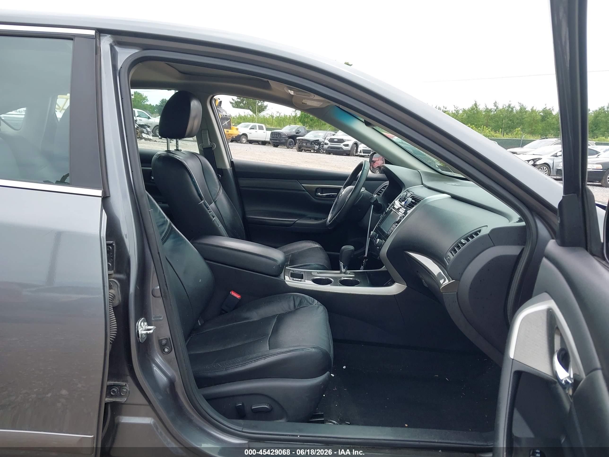 2015 Nissan Altima 2.5 Sl Серый vin: 1N4AL3AP1FN353762