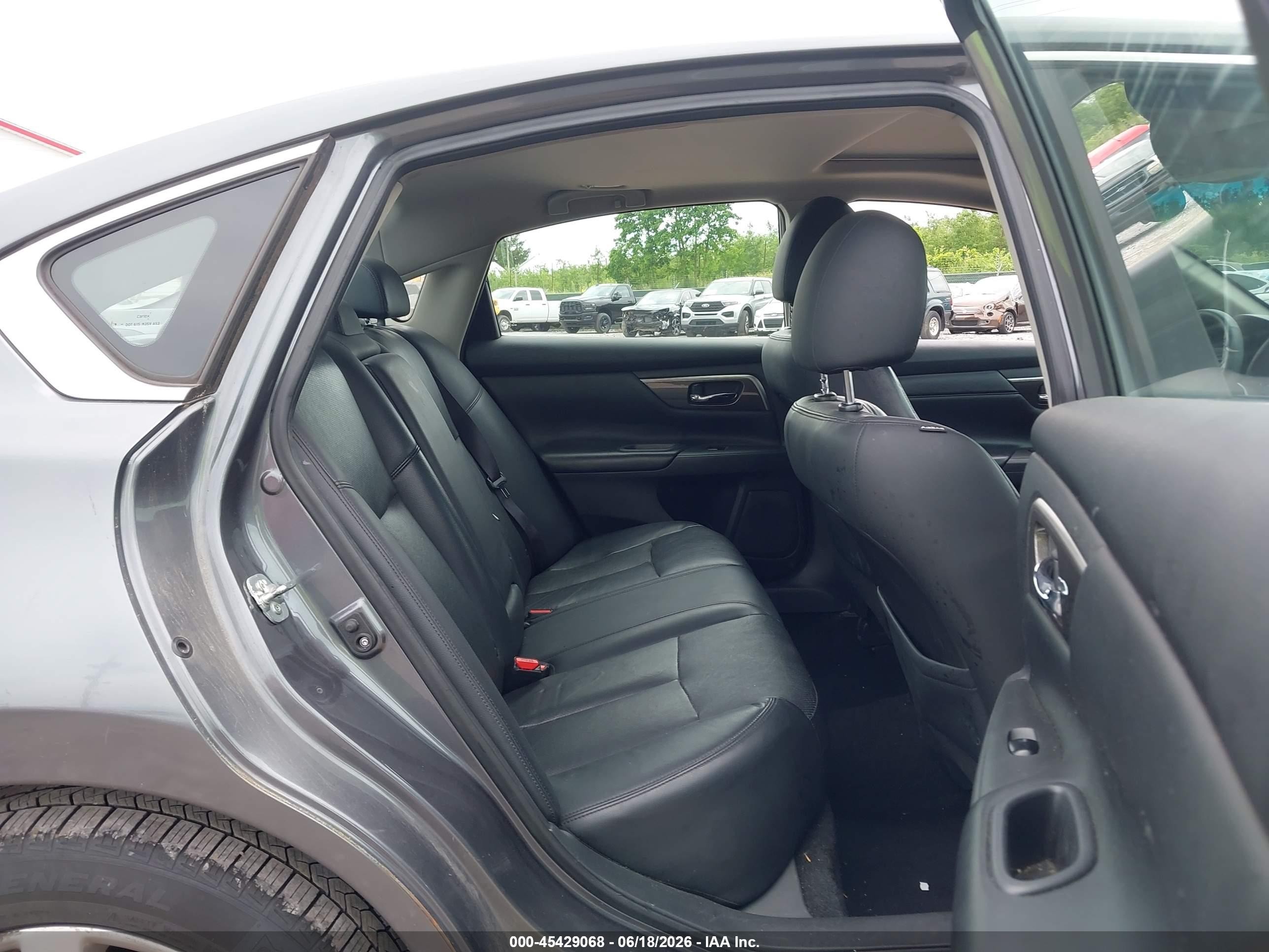 2015 Nissan Altima 2.5 Sl Серый vin: 1N4AL3AP1FN353762